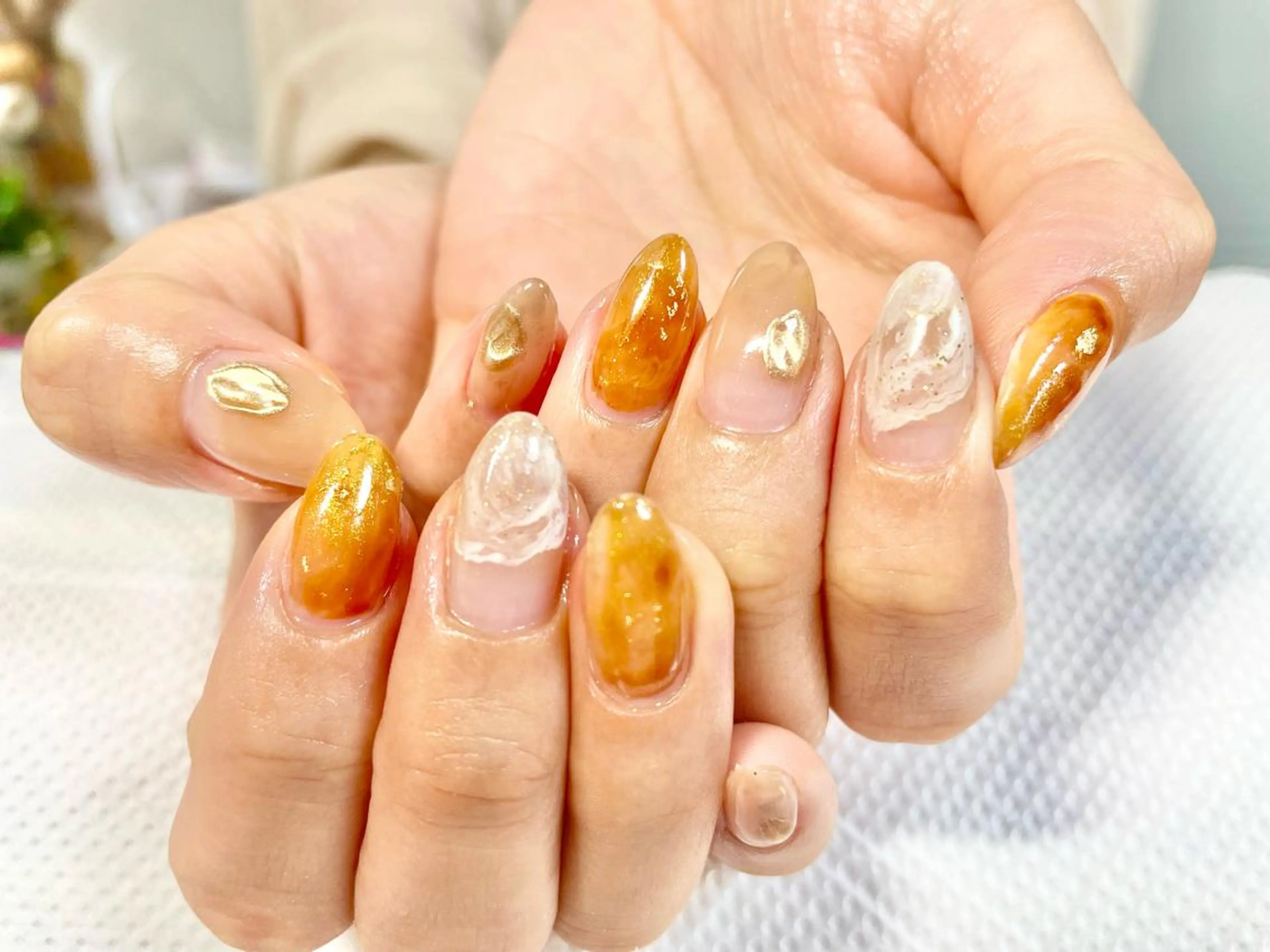 ネイル クリアネイル 夏ネイル 中谷 亜佑美のネイルデザイン