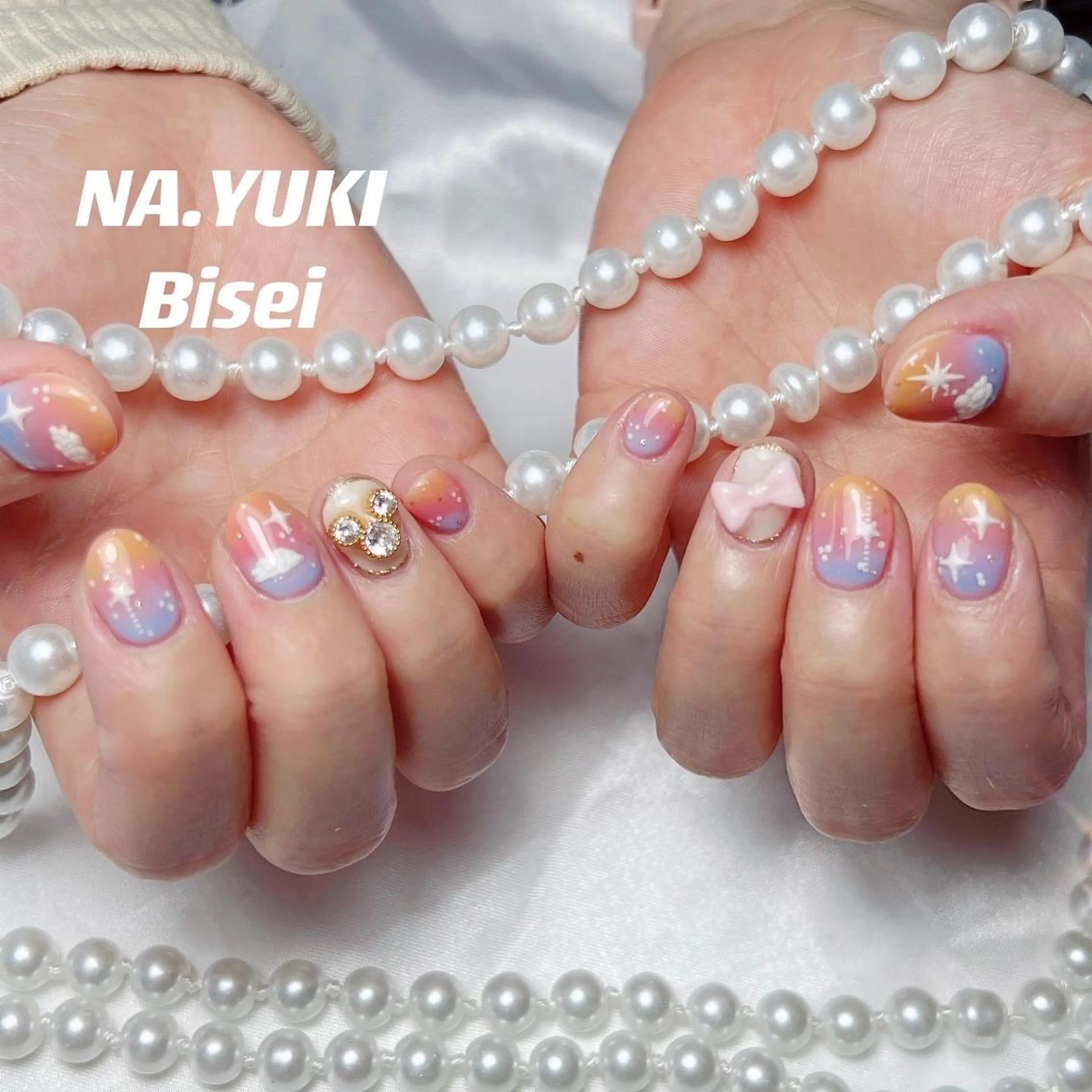 ネイル 🎀 moo~ 🎀のネイルデザイン