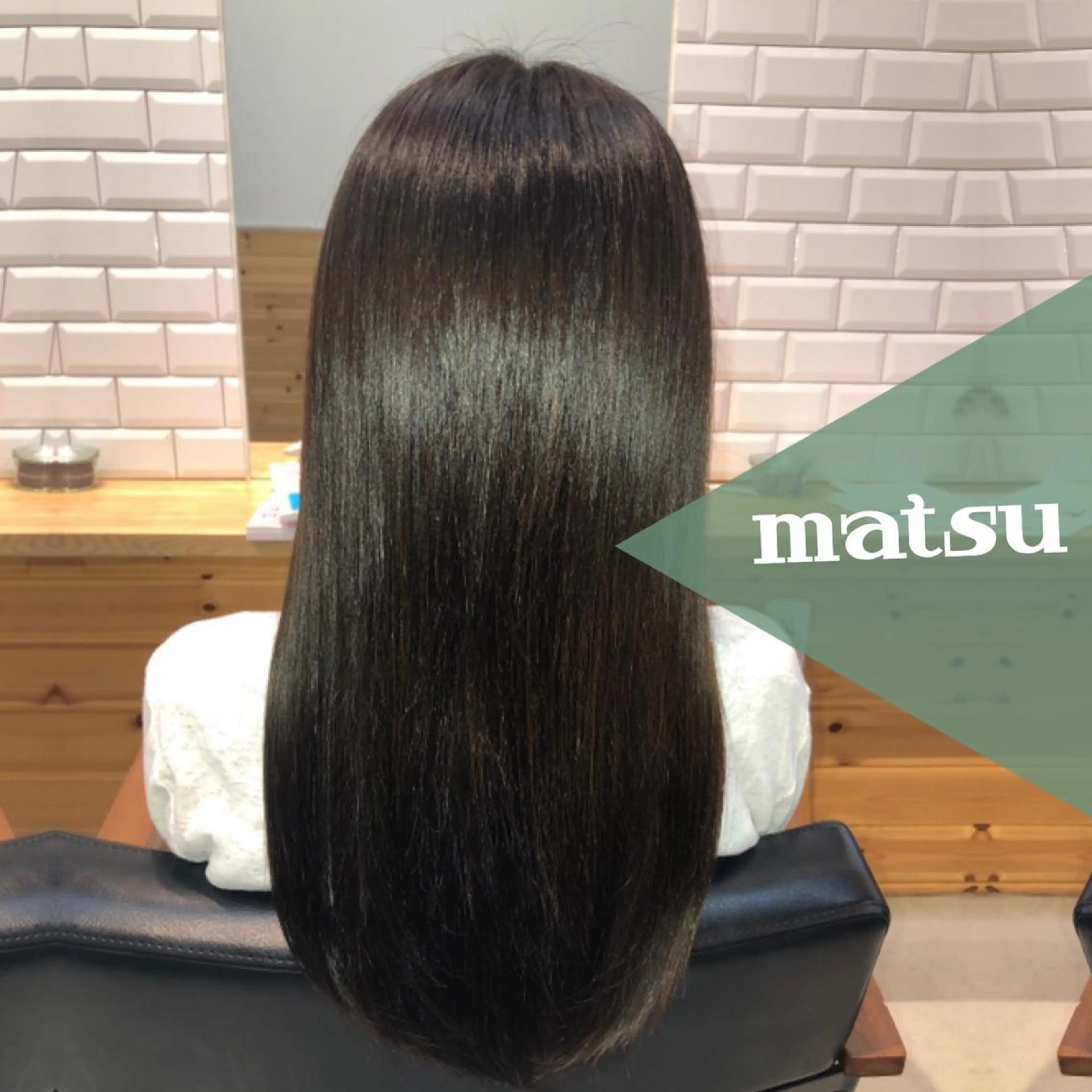 ロング カット ヘアカラー トリートメント MATSU 🌟韓国🇰🇷のヘアスタイル