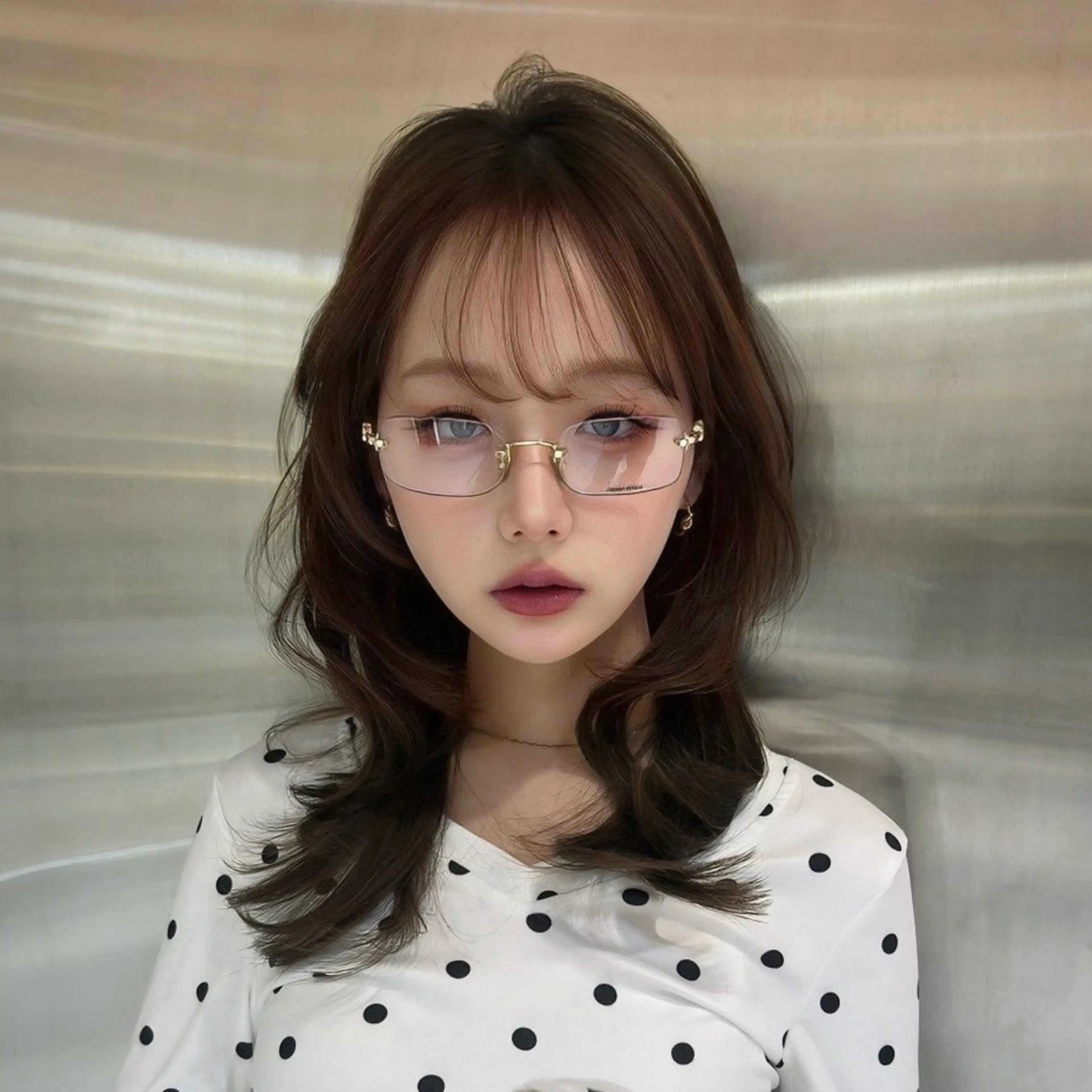 ロング カラー ヘアアレンジ 透明感カラー 韓国風ヘア レイヤーカット ワンホンヘア ヘアカラー トリートメント 韓国/ワンホン/新宿 /Rumiのヘアスタイル