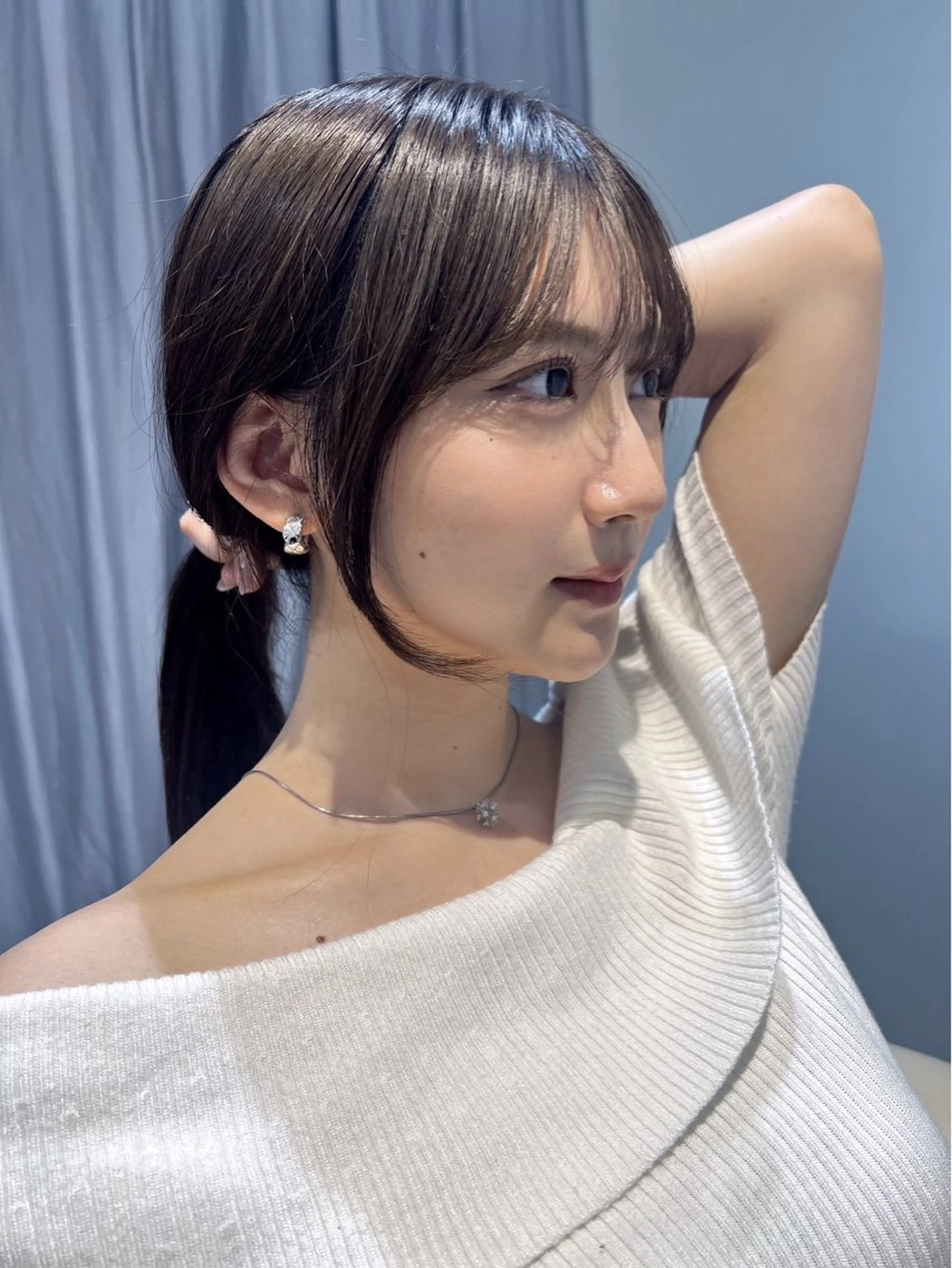 セミロング カラー 顔まわりレイヤー レイヤーカット トリートメント カット ヘアカラー トリートメント 💎透明感カラー特化 💎TAISEIのヘアスタイル