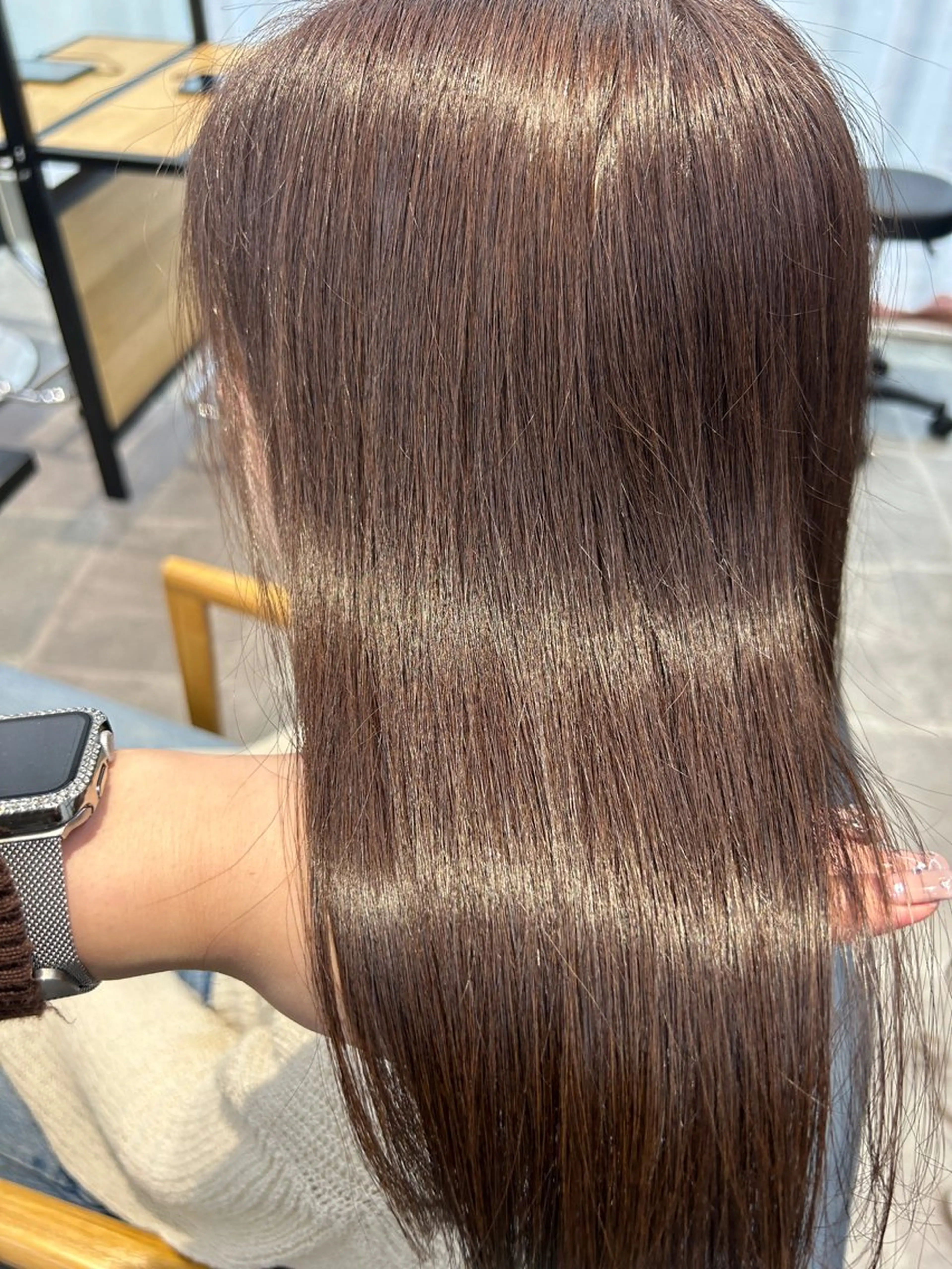 セミロング カラー カット ヘアカラー トリートメント newi梅田🫧韓国 ヘア🫧sakiのヘアスタイル