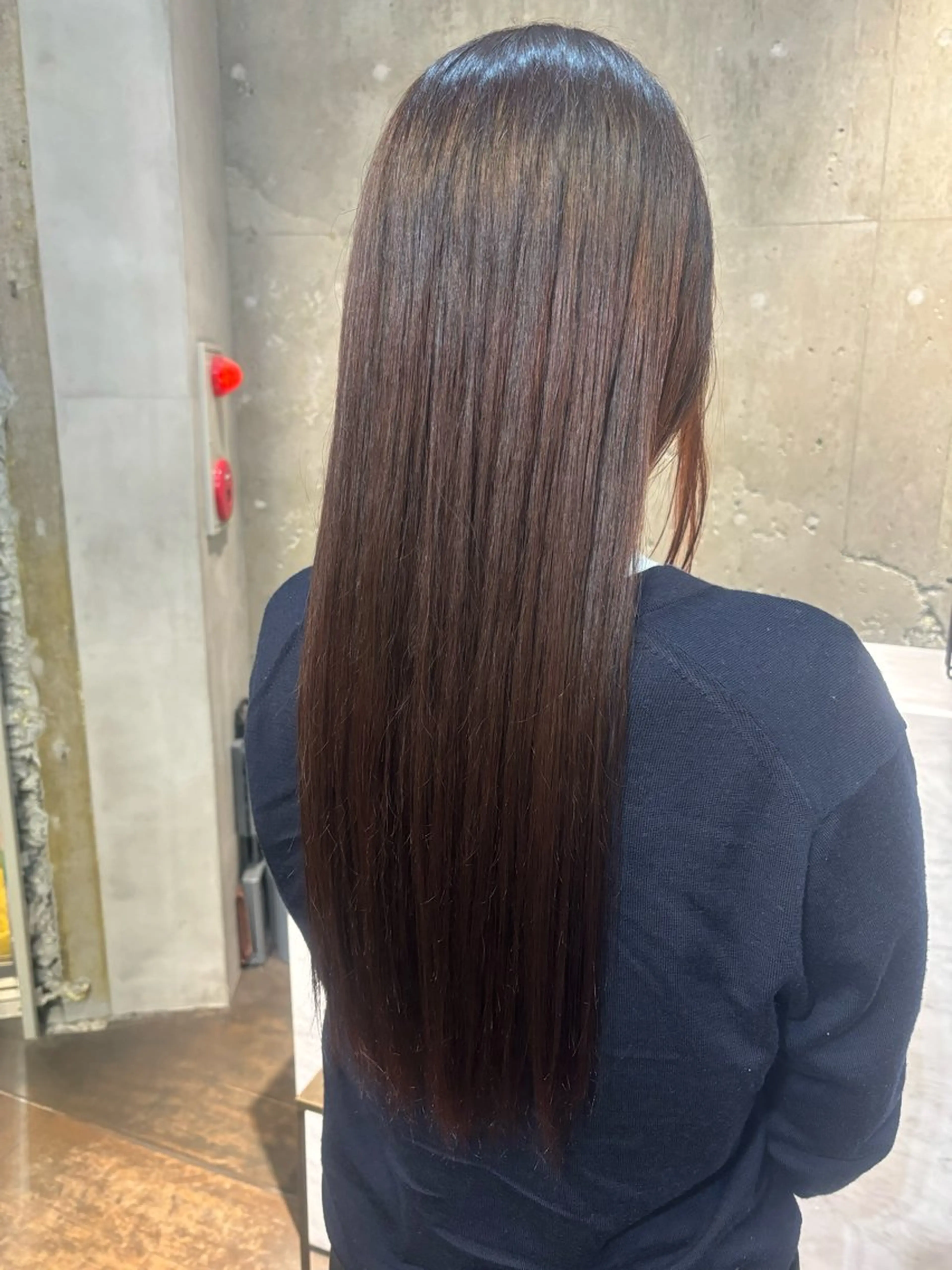 ロング パーマ ストレートパーマ パーマ パーマ、ストレート 🫧ちひろ🫧のヘアスタイル