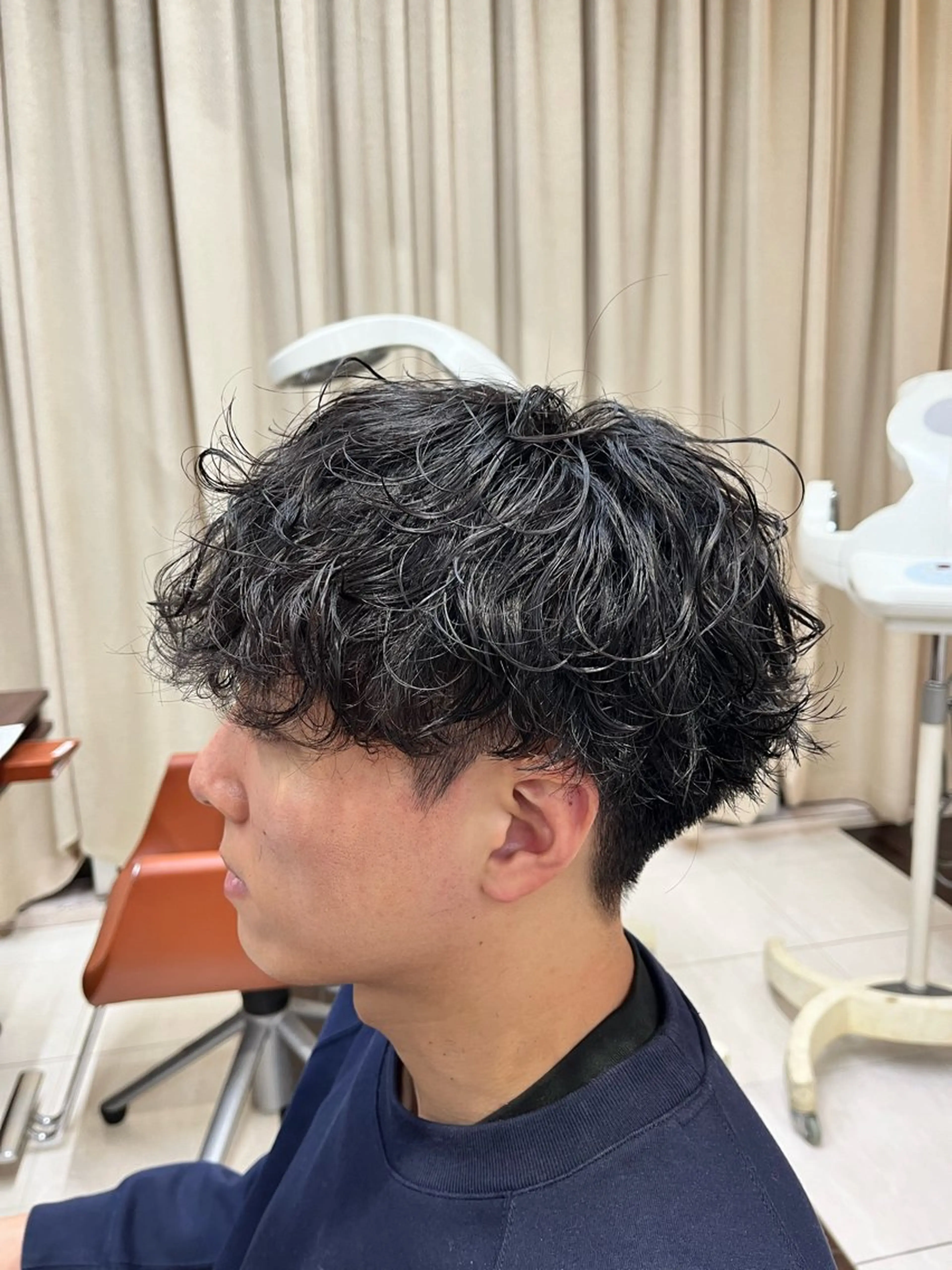 ショート パーマ メンズ メンズパーマ AROH  men's cut&men's perm 船橋店所属・🧊メンズ特化🧊 高木航希のヘアスタイル