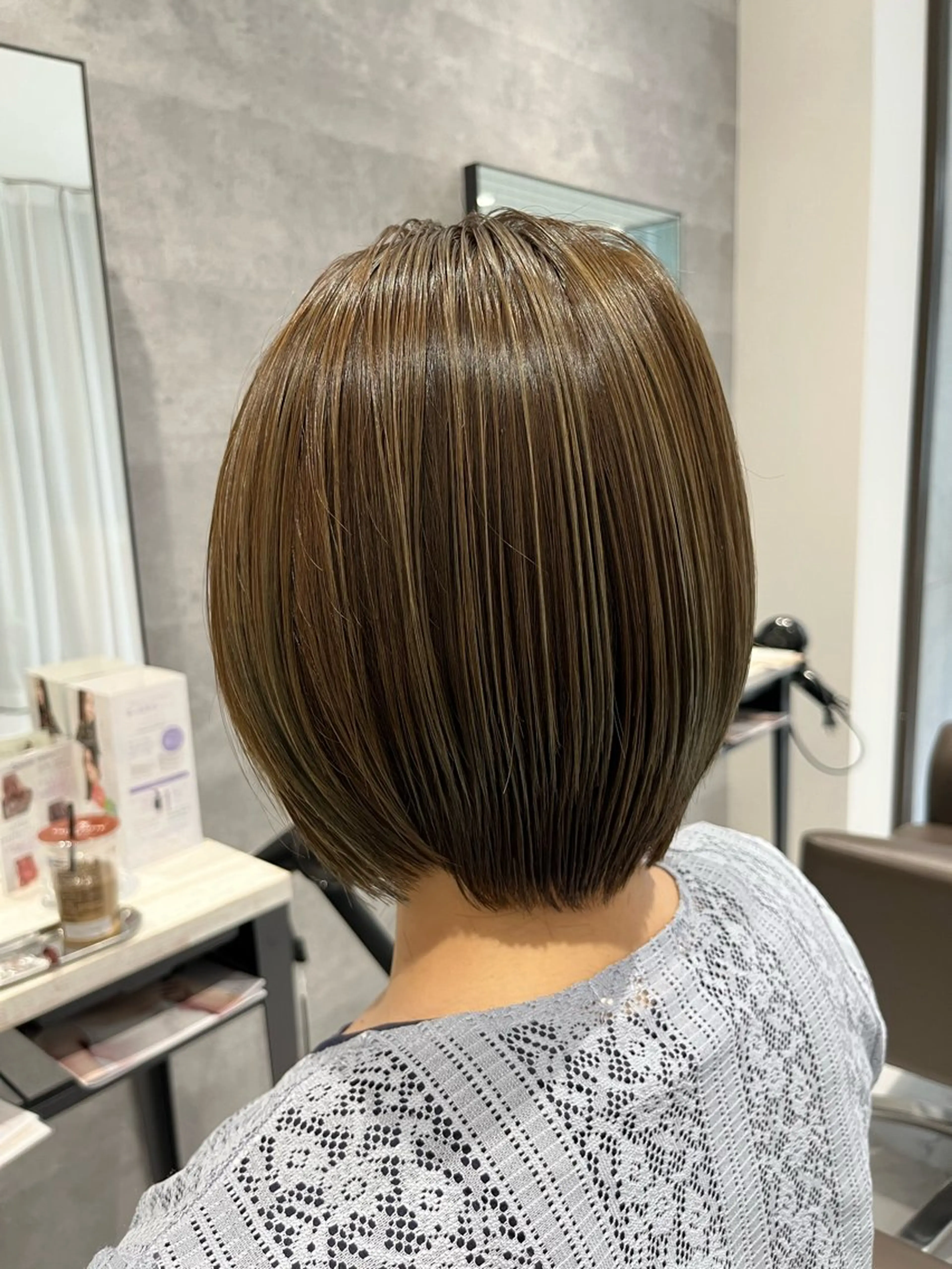 ショート カラー ヘアカラー トリートメント Grow by NYNY 坂本 理輝のヘアスタイル