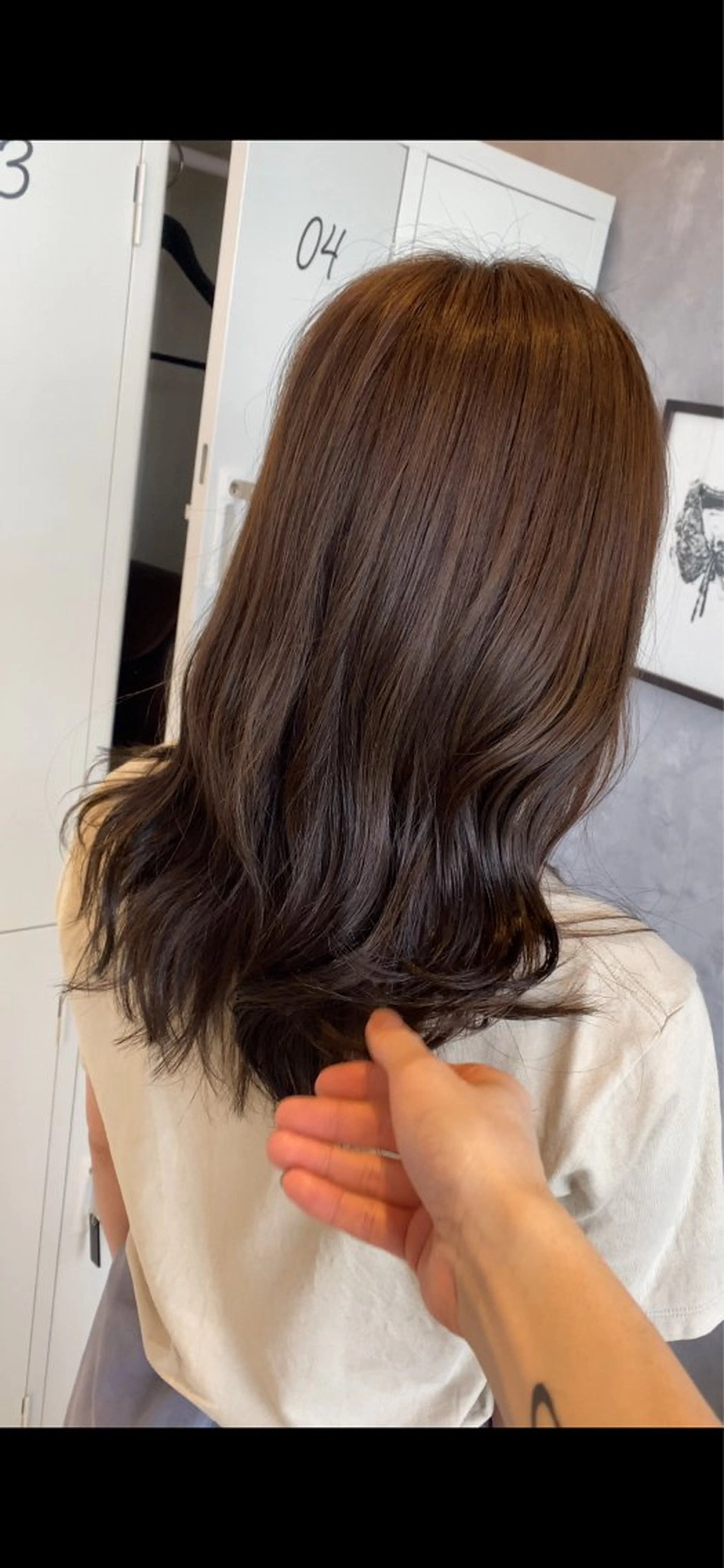 ミディアム カラー nagi所属・横田直也/韓国風 レイヤーカット/千種のヘアスタイル