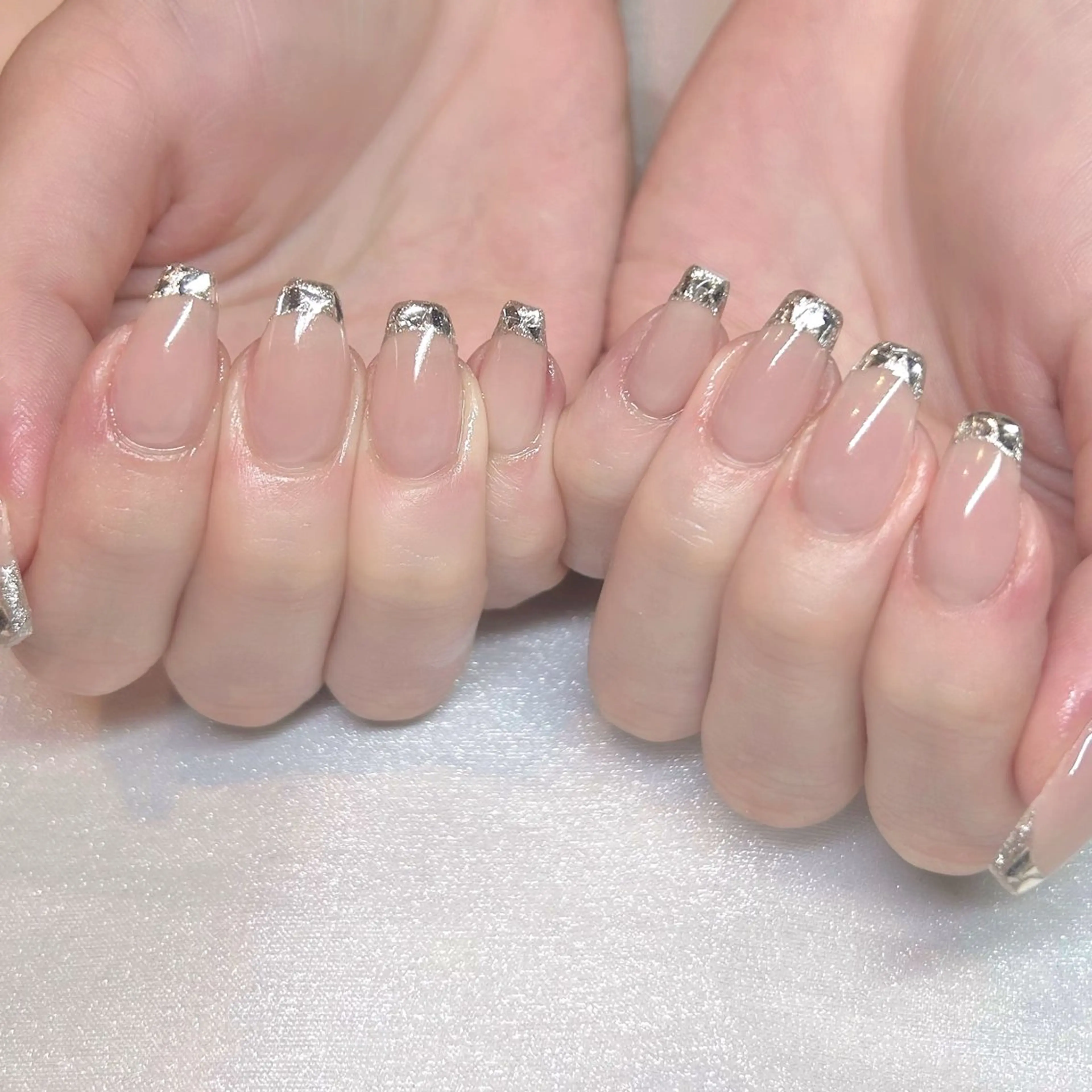 【 hand 】 ガラスフレンチ♡🫧の写真