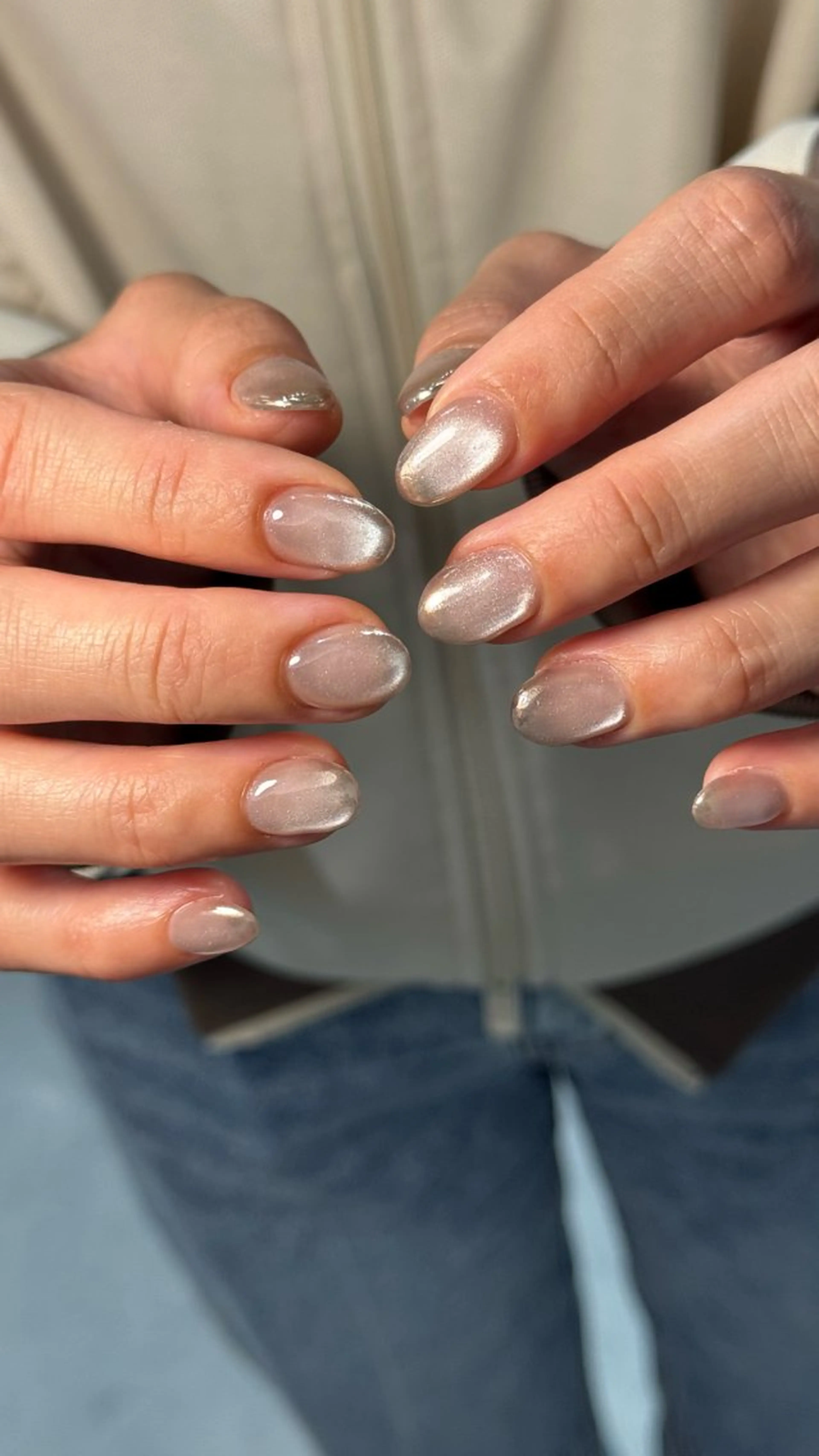 ネイル マグネットネイル ミラーネイル ハンドネイル Momoka ネイリスト福岡/薬院のネイルデザイン