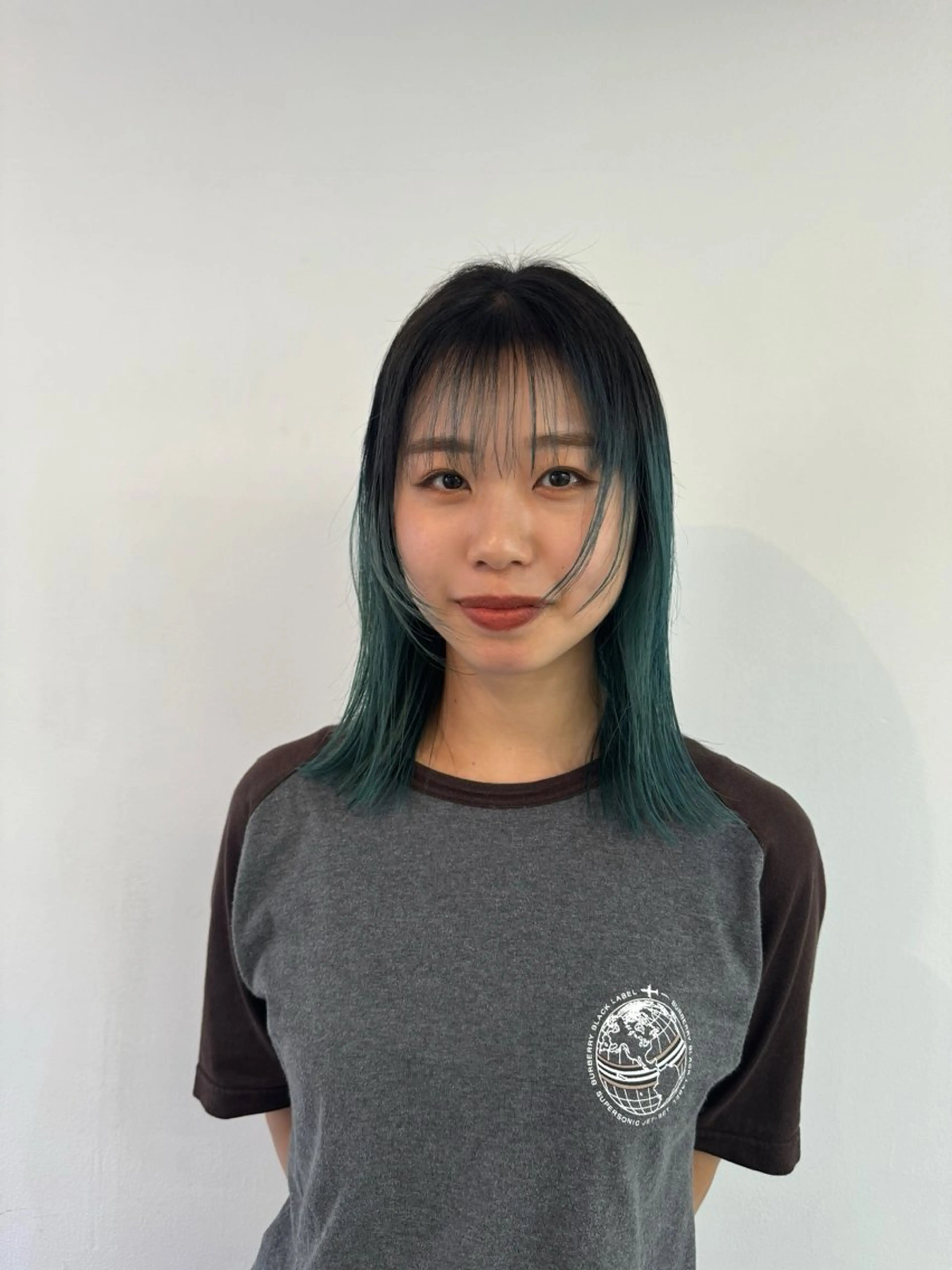 ミディアム ヘアカラー トリートメント LUCCI所属・udaハイトーン /ボブ/レイヤーのヘアスタイル