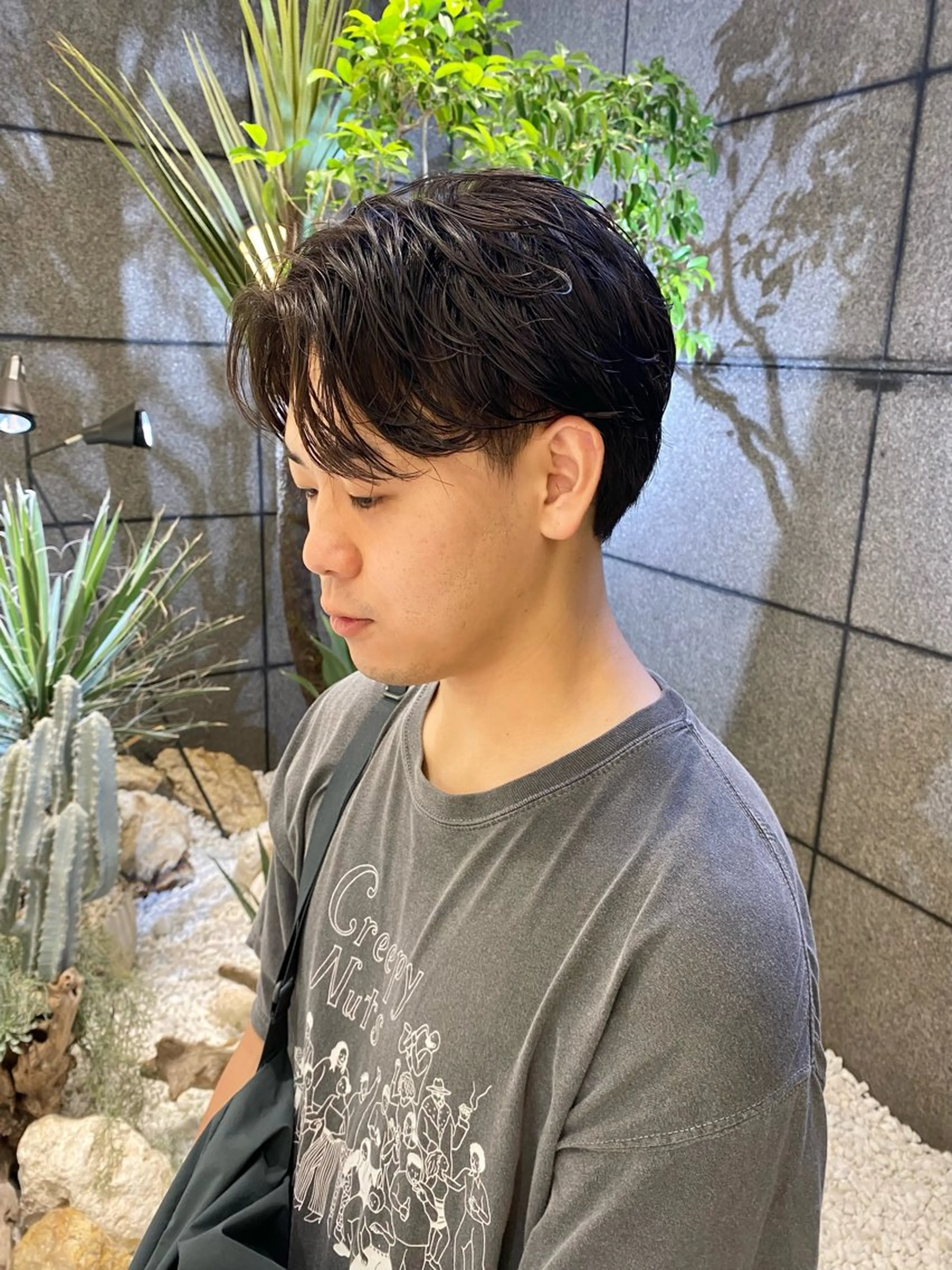 パーマ メンズ 酸スト/フェザー パーマ/三谷海斗のヘアスタイル