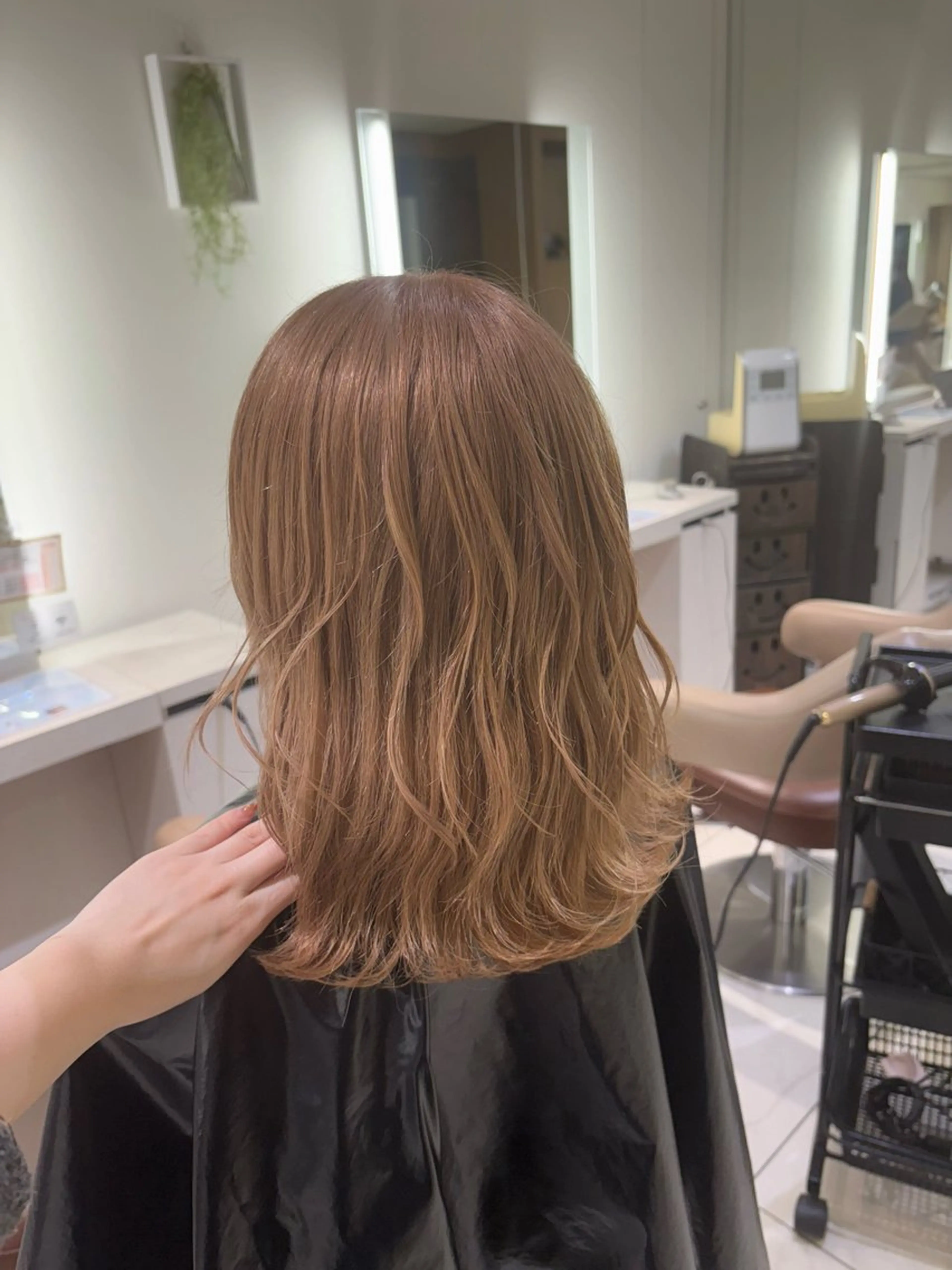 カラー 透明感カラー 加藤芽実カラーリスト ／ミルクティーカラーのヘアスタイル