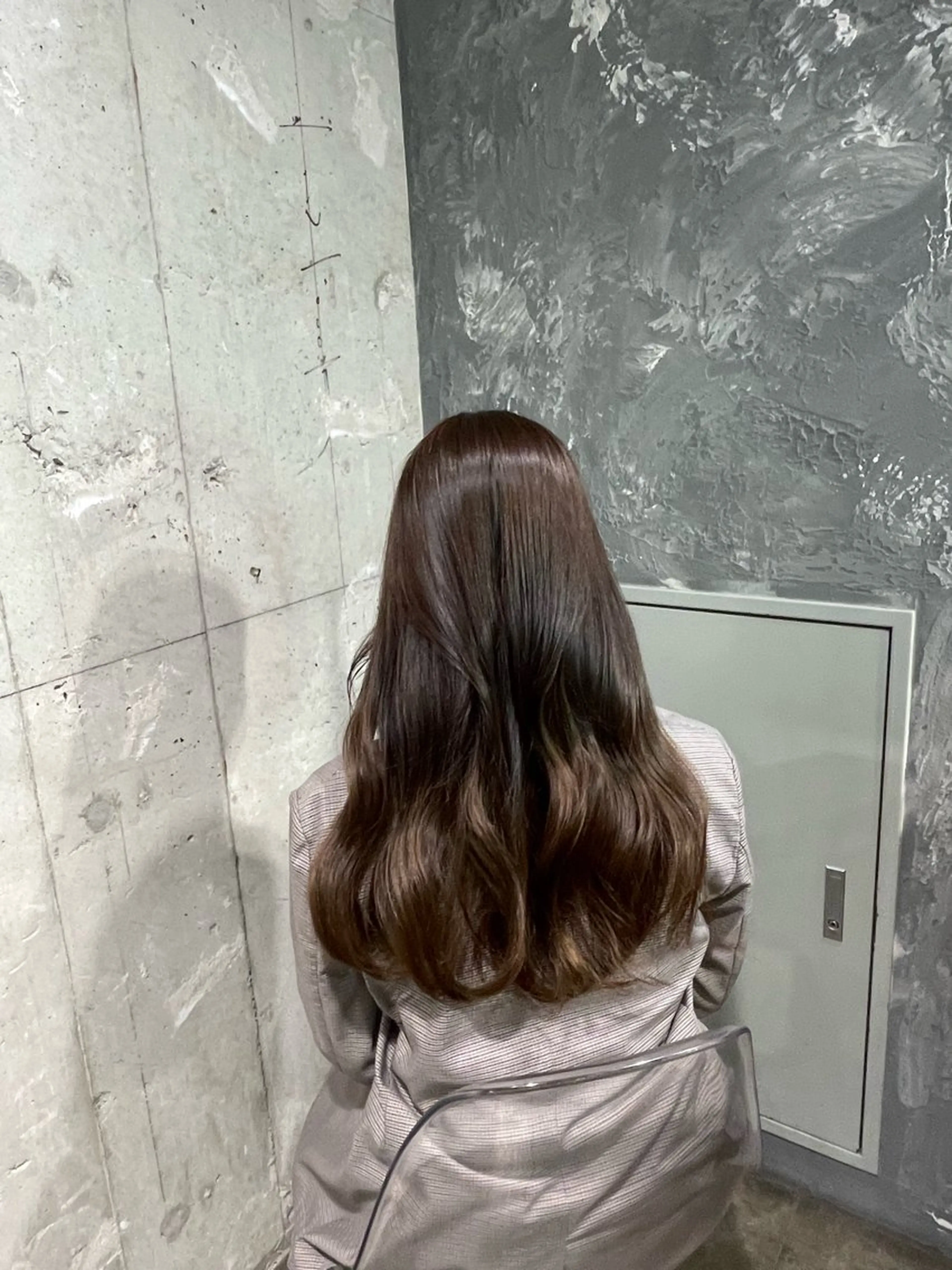 カラー カット ヘアカラー トリートメント ヘアセット 🤍透明感韓国 レディ/まりん🤍のヘアスタイル