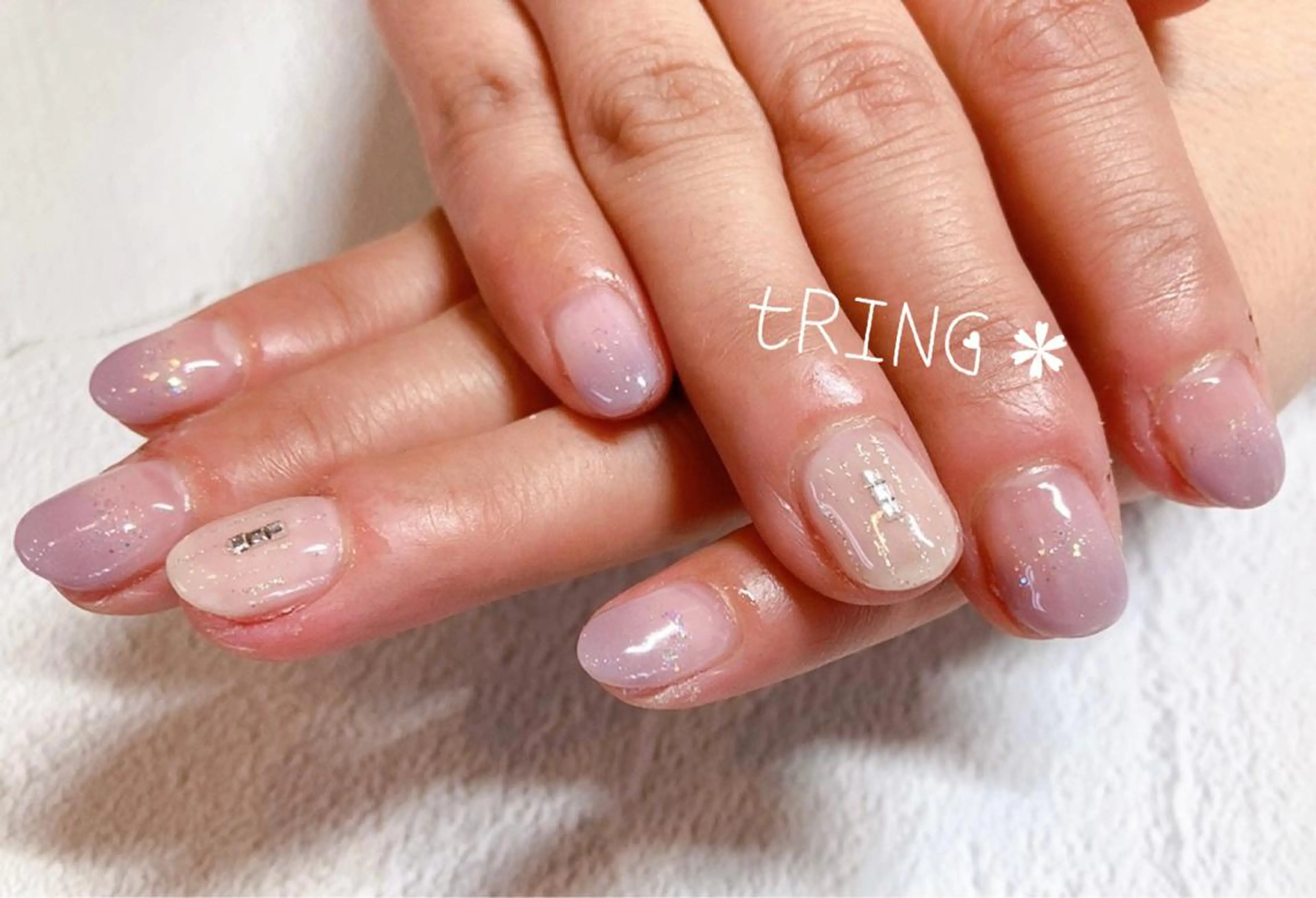 ネイル ハンドネイル tRING＊ しいの木台のネイルデザイン