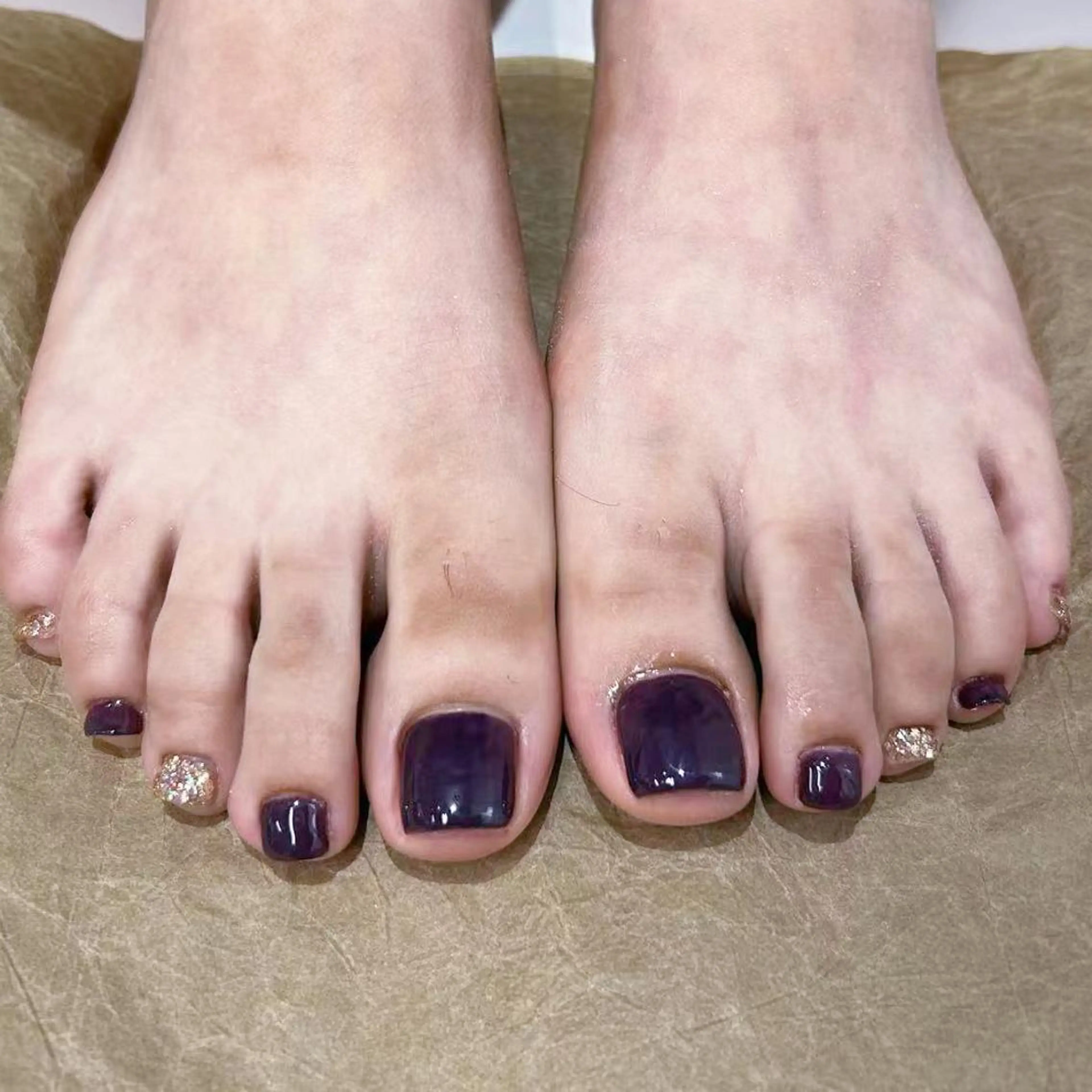 ネイル アートネイル オーロラネイル ガーリー キラキラネイル マグネットネイル フットネイル DIAMOND 💦のネイルデザイン