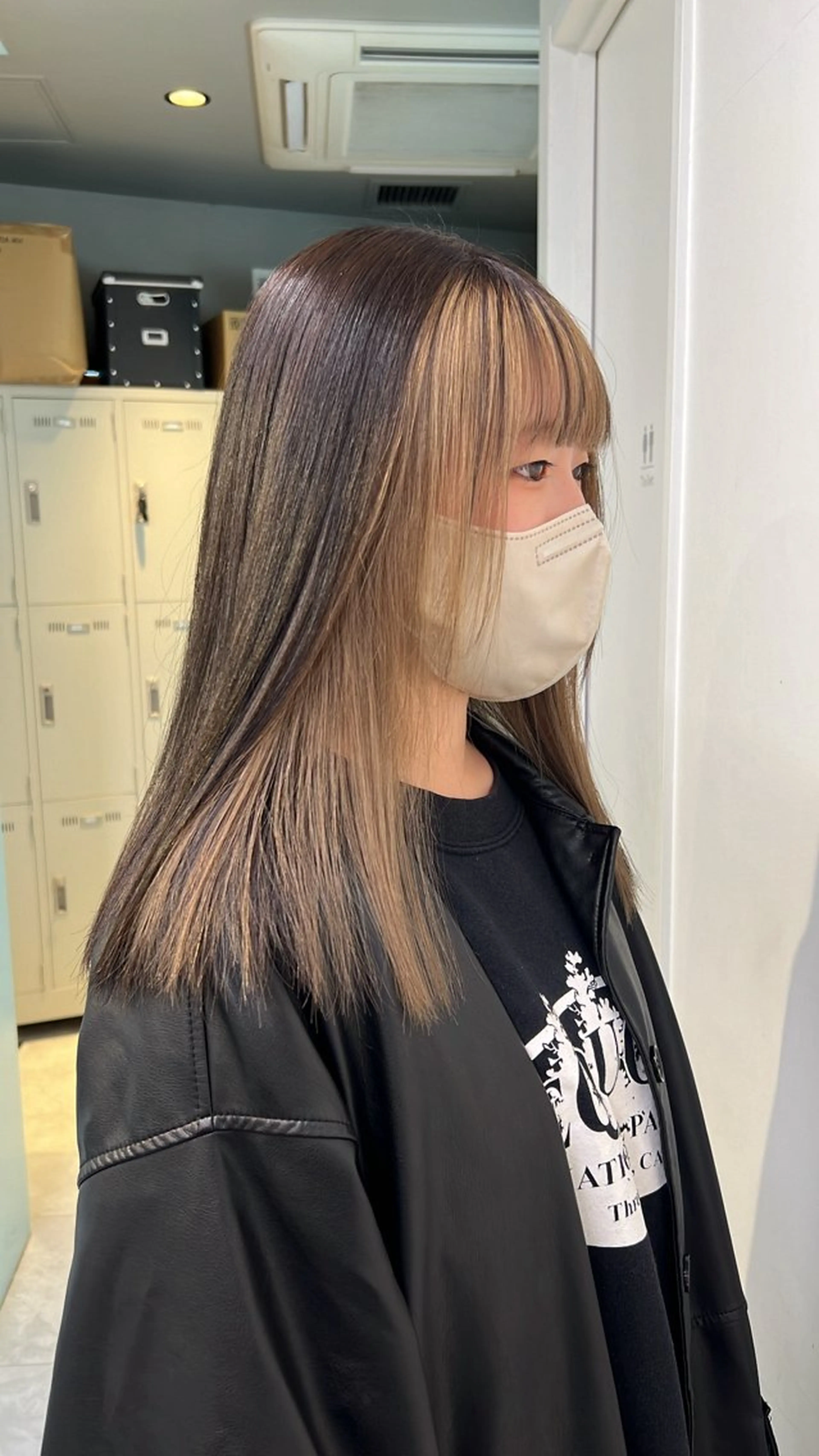 ロング カラー ヘアカラー トリートメント ヘッドスパ ヘアセット 🥞ベージュ系カラー 【すずきりほ】🥞のヘアスタイル