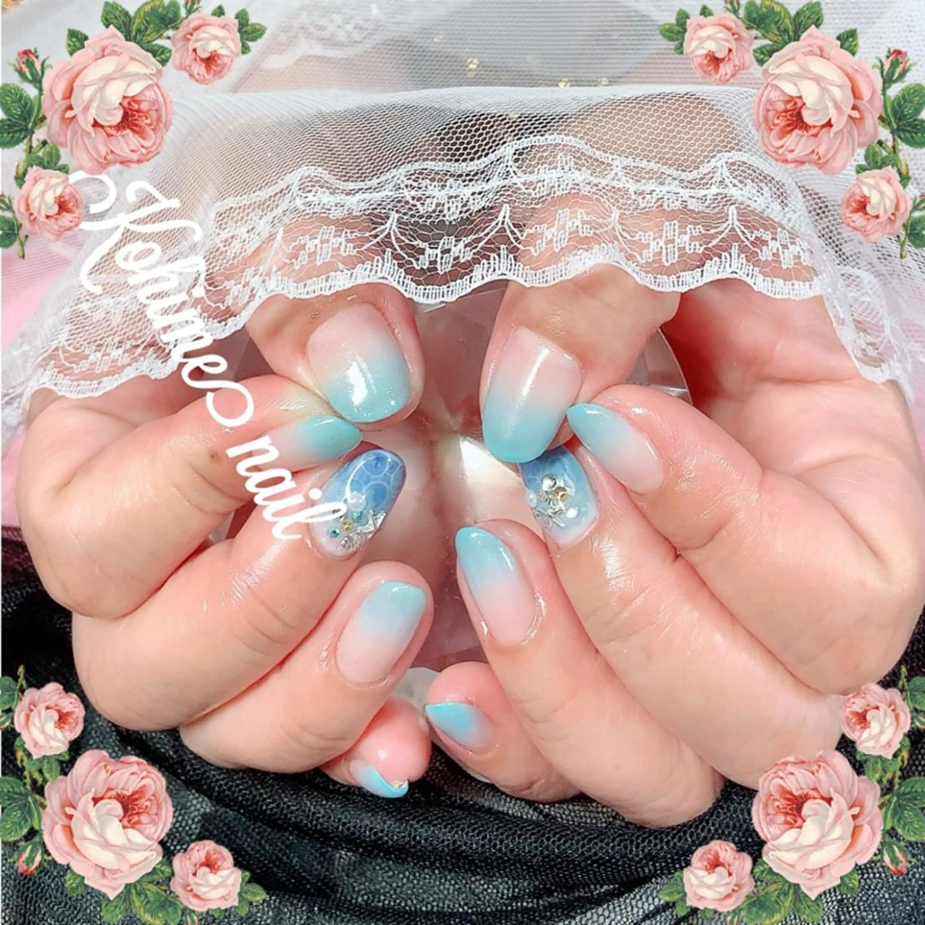 フレンチorグラデーションジェルネイル☆ネイルケア、形整え、みがき仕上げ無料☆ (夜間料金なし)の写真