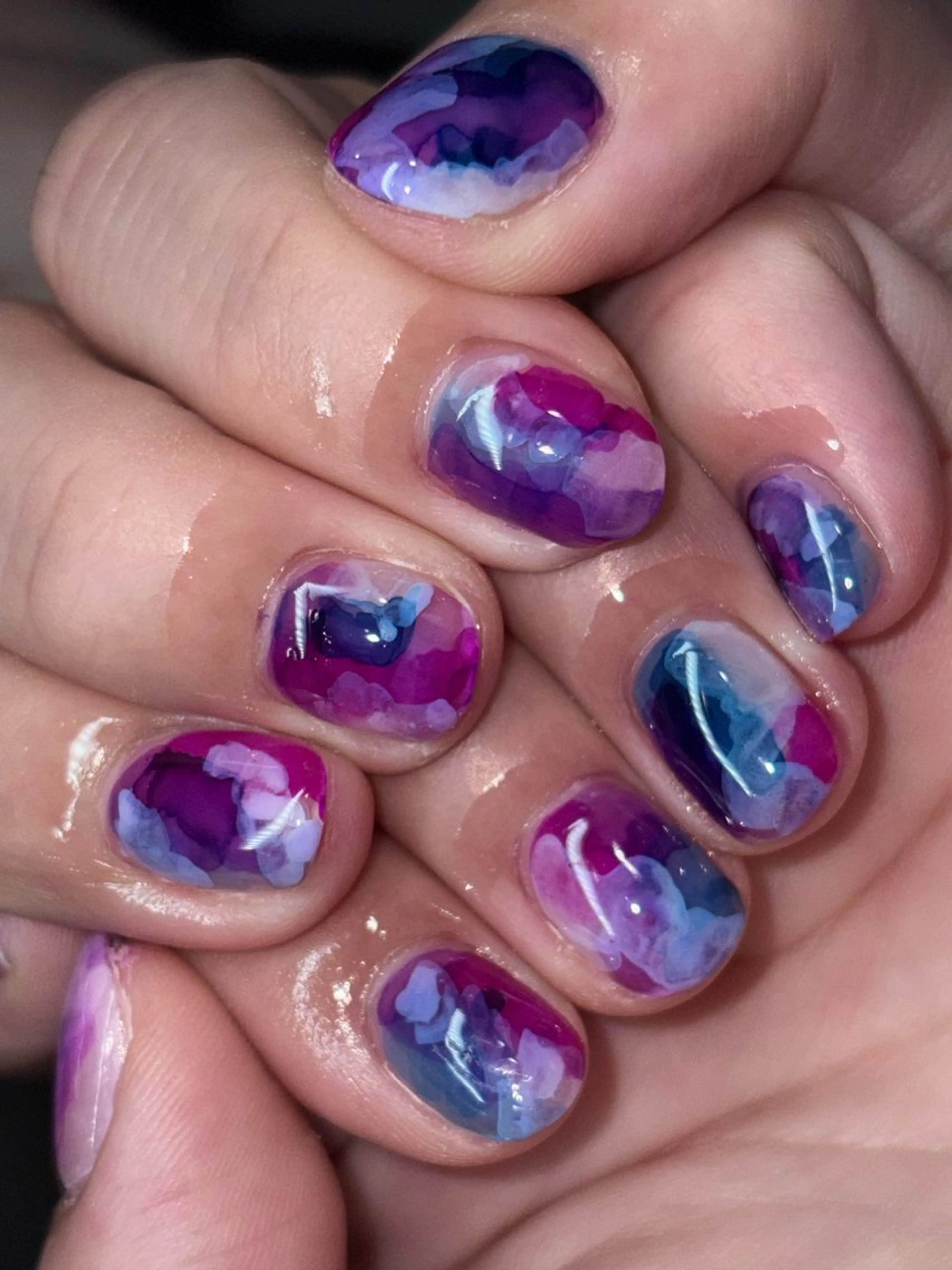 ネイル ハンドネイル NES NAIL所属・さゆり￤推しキャラ ￤ロングネイル🩷のネイルデザイン