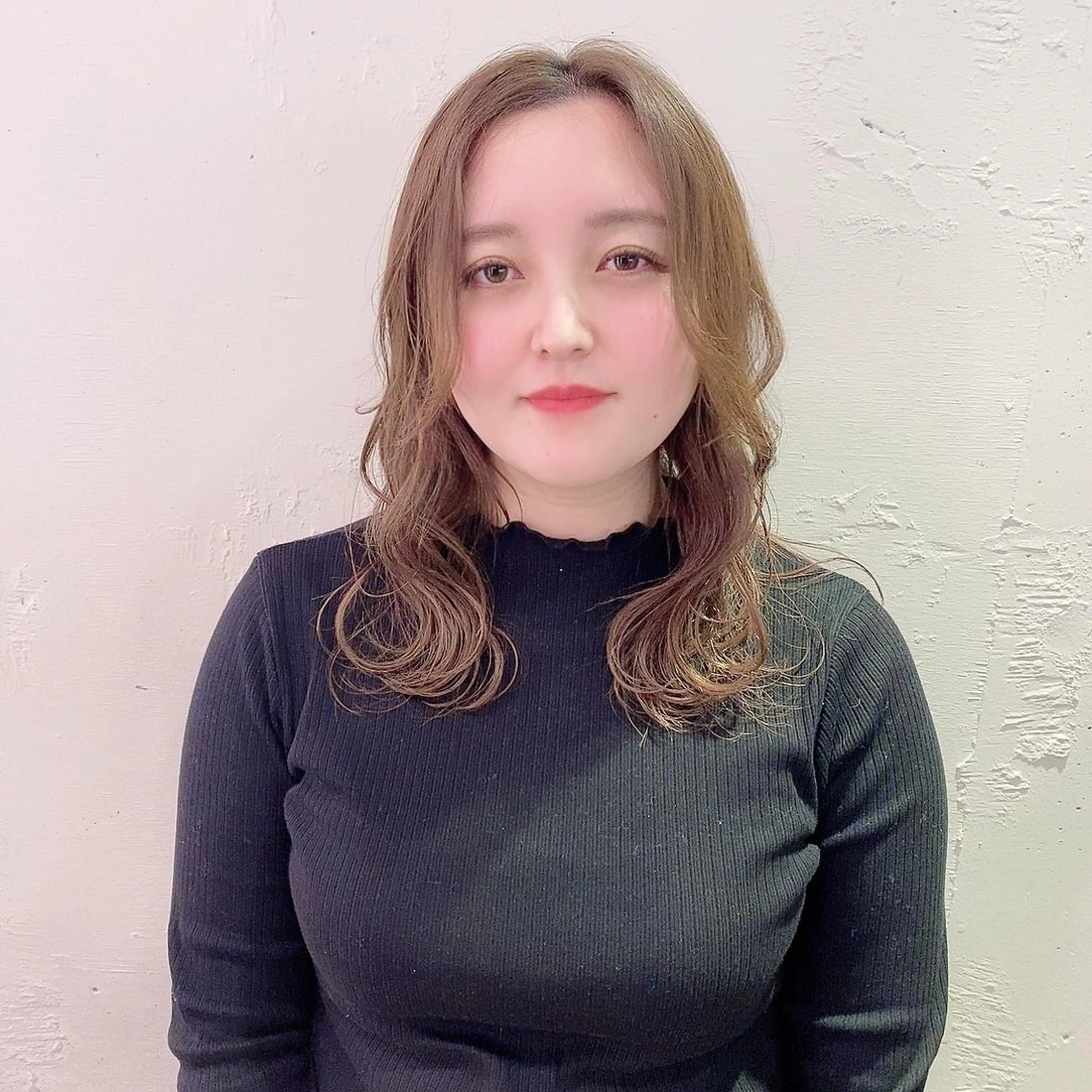 セミロング 髙橋 優菜のヘアスタイル