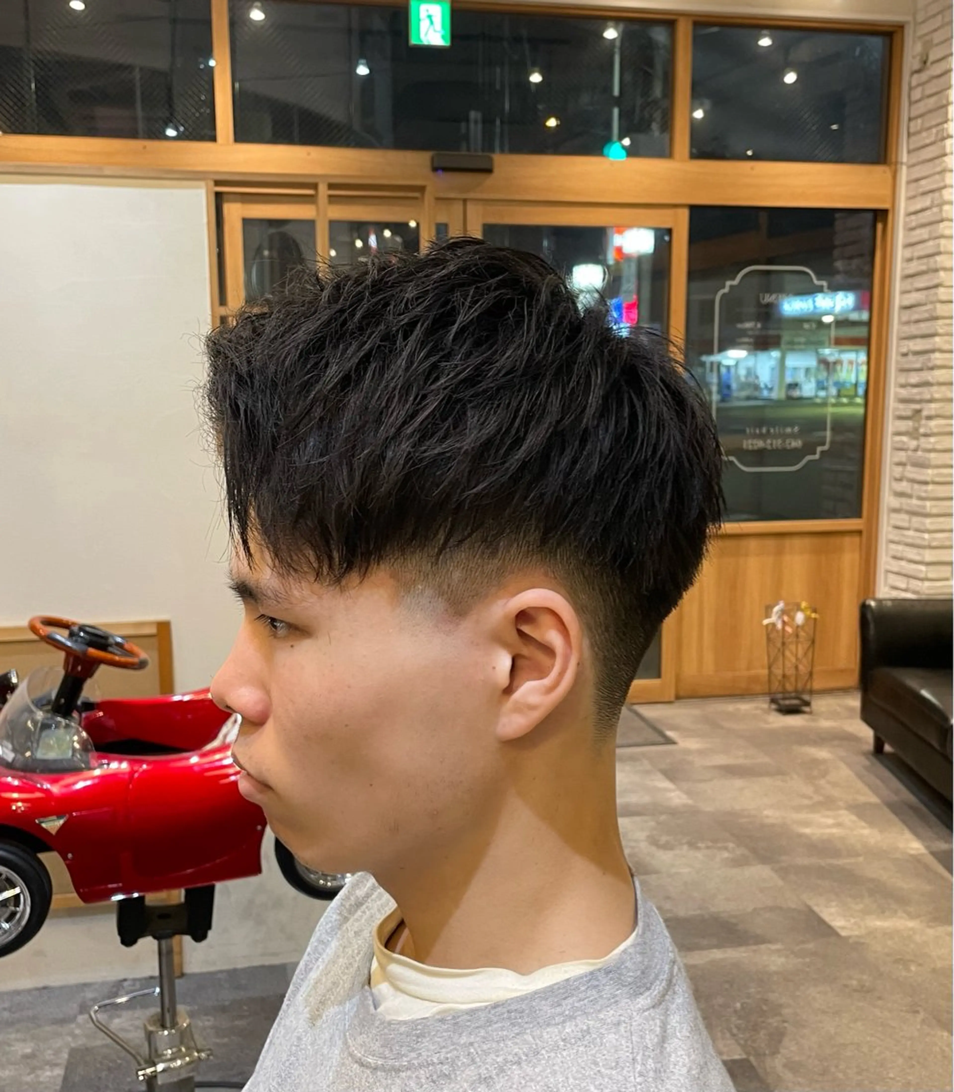 ショート メンズ smilehair国分寺店所属・💈barber 中根 龍星のヘアスタイル