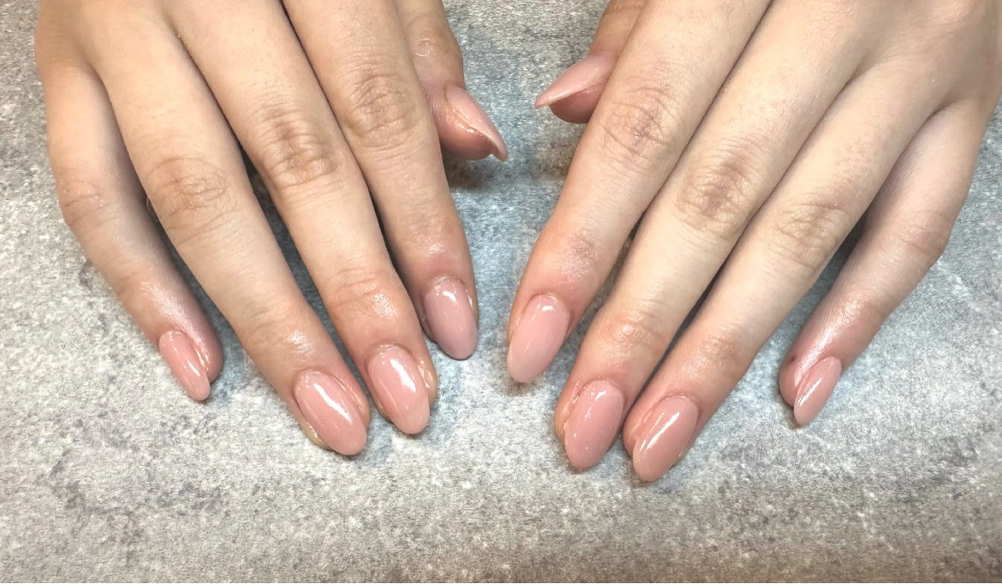 ネイル クリアネイル ワンカラーネイル ネイルサロンW【深江橋店】所属・MA RIEのネイルデザイン