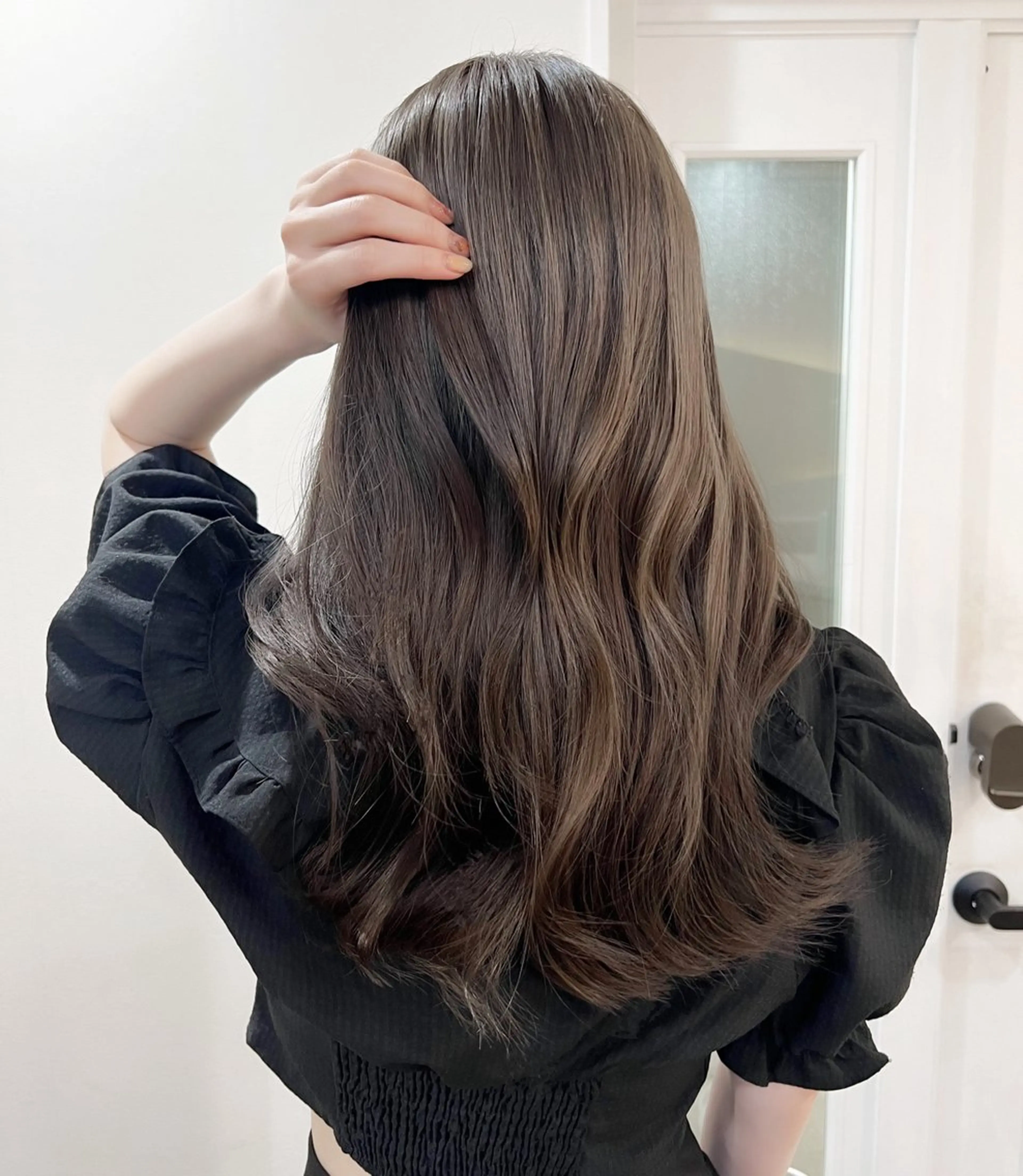 ロング 🤍🤍韓国ヘア おたけ🤍🤍のヘアスタイル