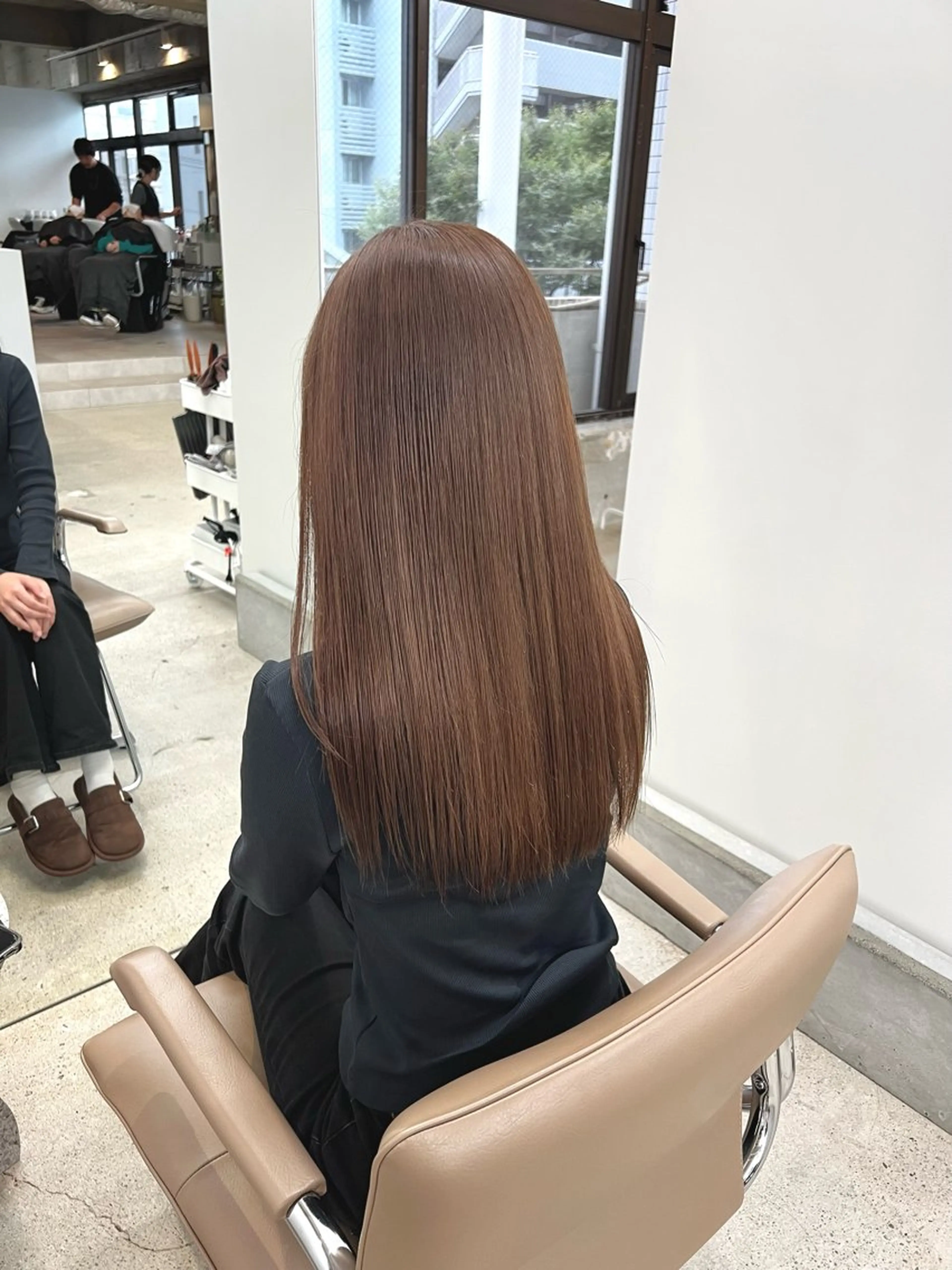 ロング カラー ベージュカラー ヘアカラー トリートメント SYS by fit /HONOKAのヘアスタイル