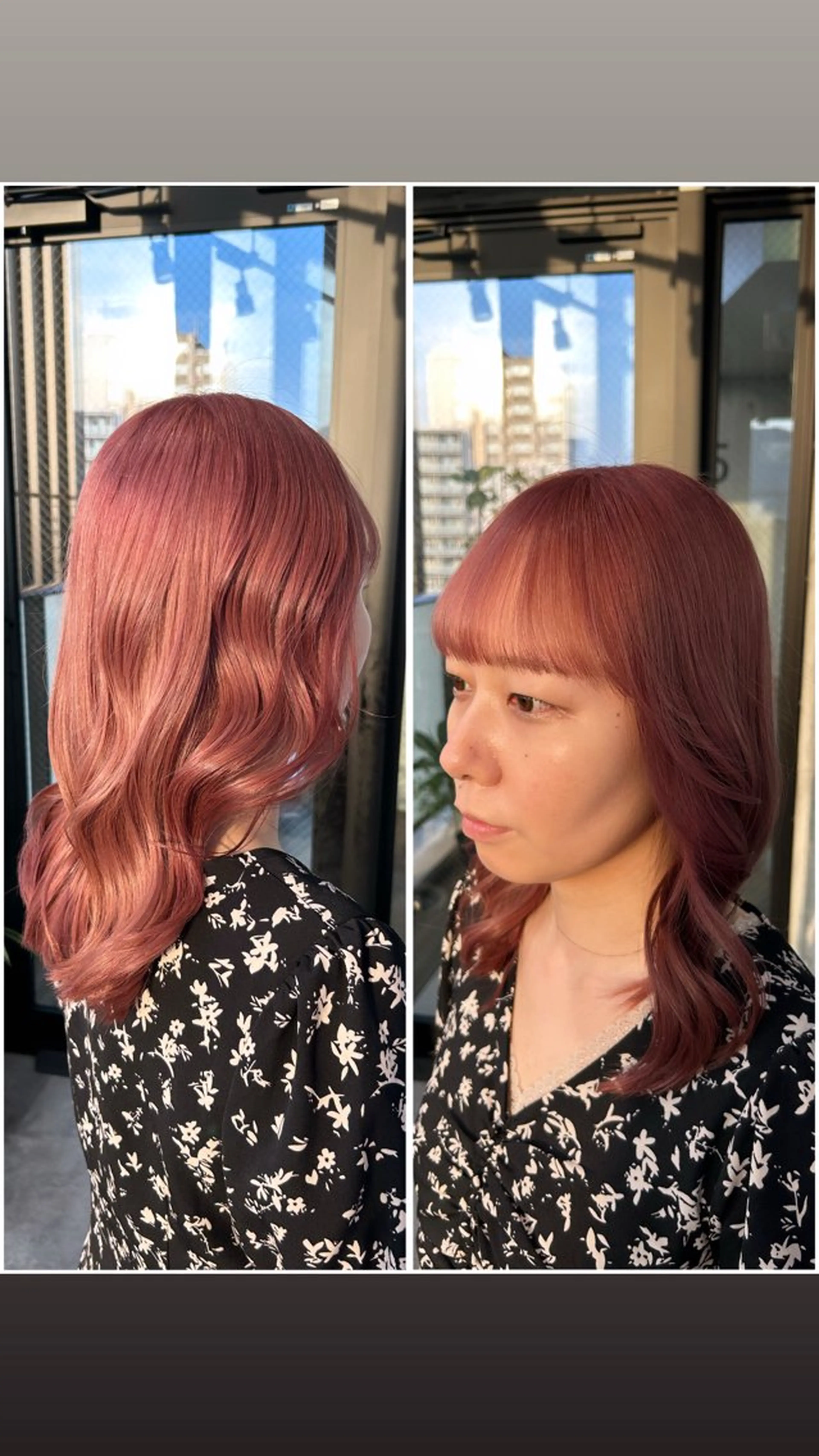 セミロング カラー ヘアカラー 茅ヶ崎/ハイトーン/ Ramuのヘアスタイル