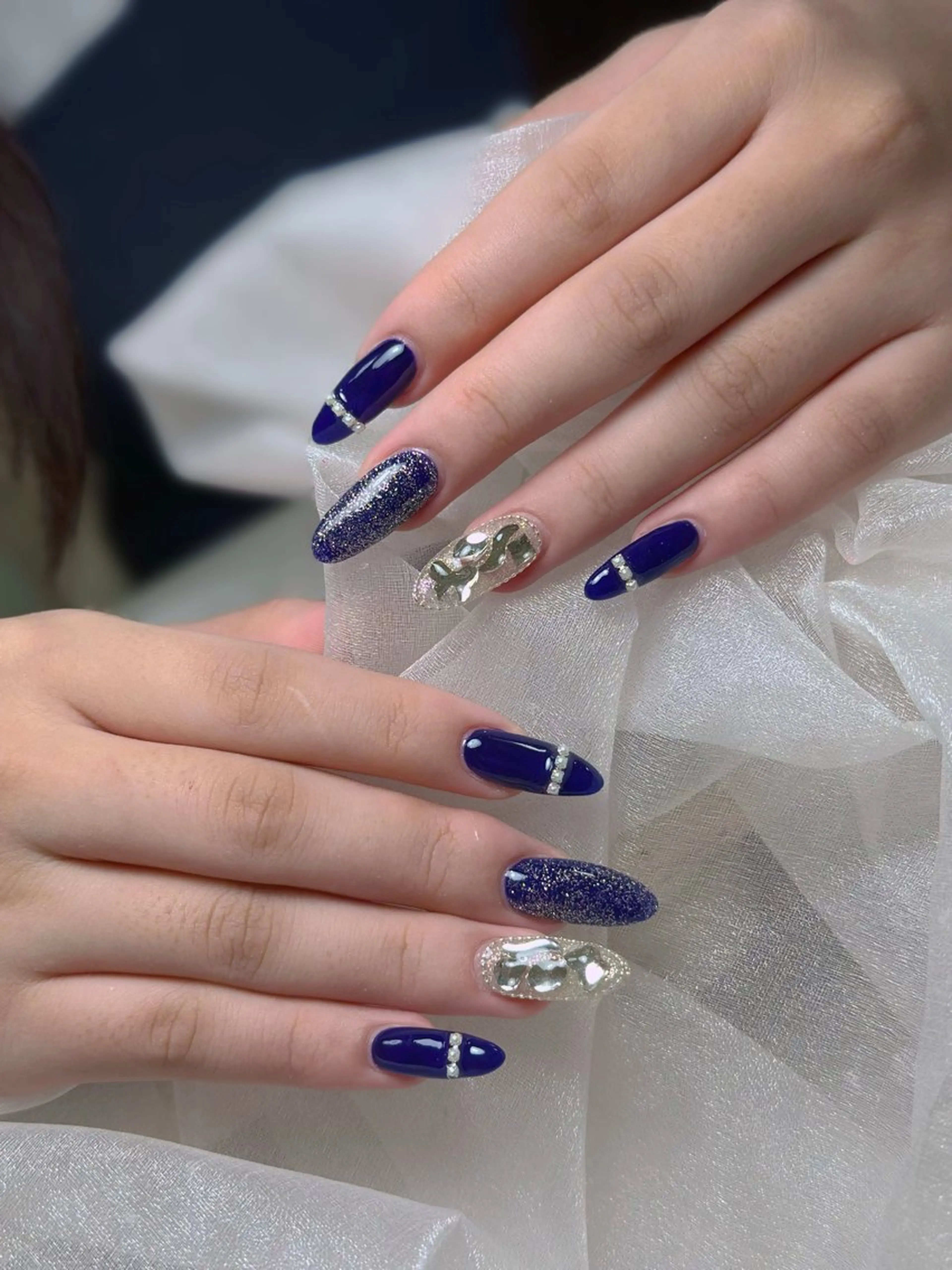 ネイル ハンドネイル Maggie nailクロのネイルデザイン