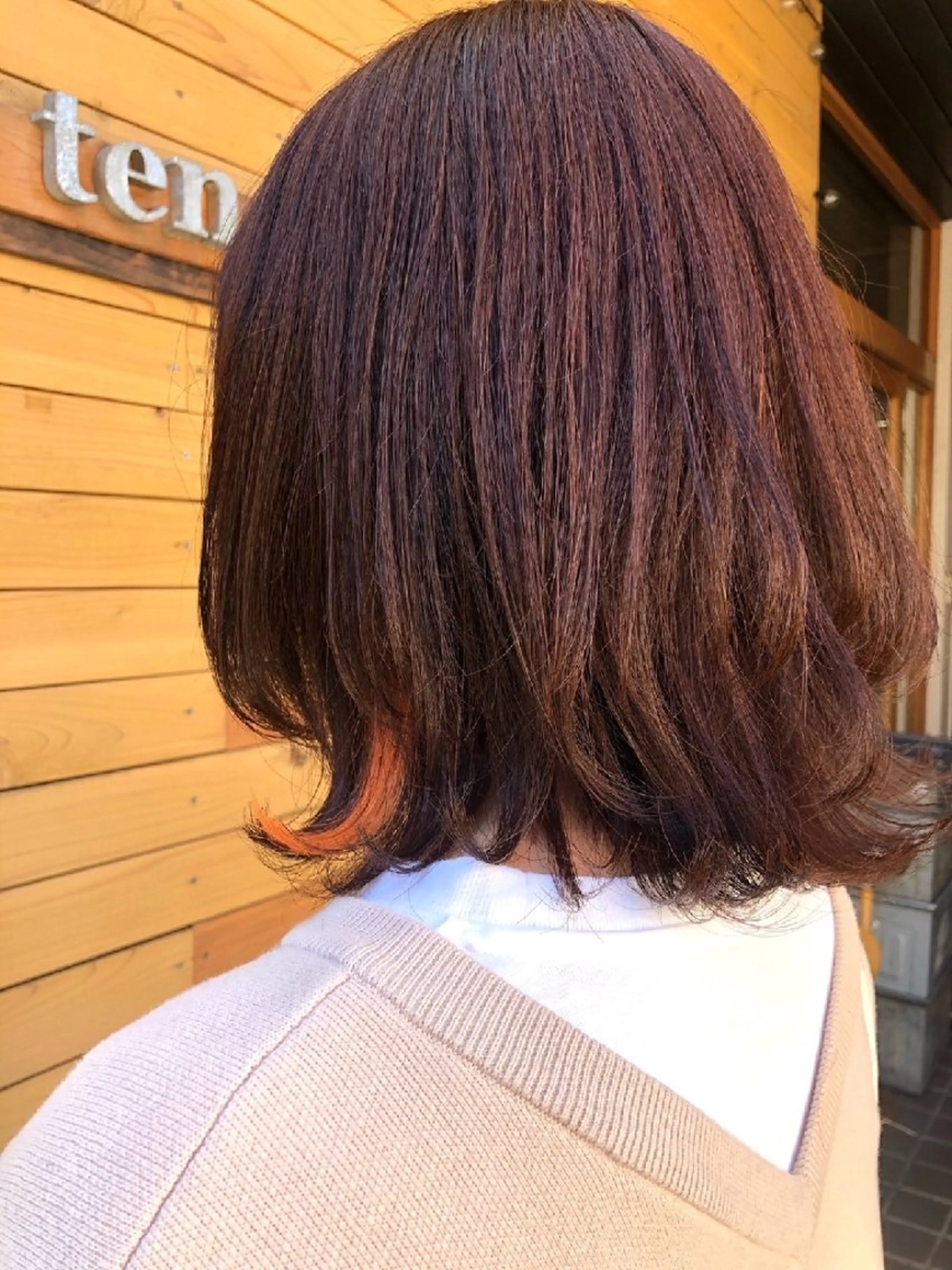 セミロング カラー 埼玉久喜/ハイトーン デザインカラーRYOのヘアスタイル