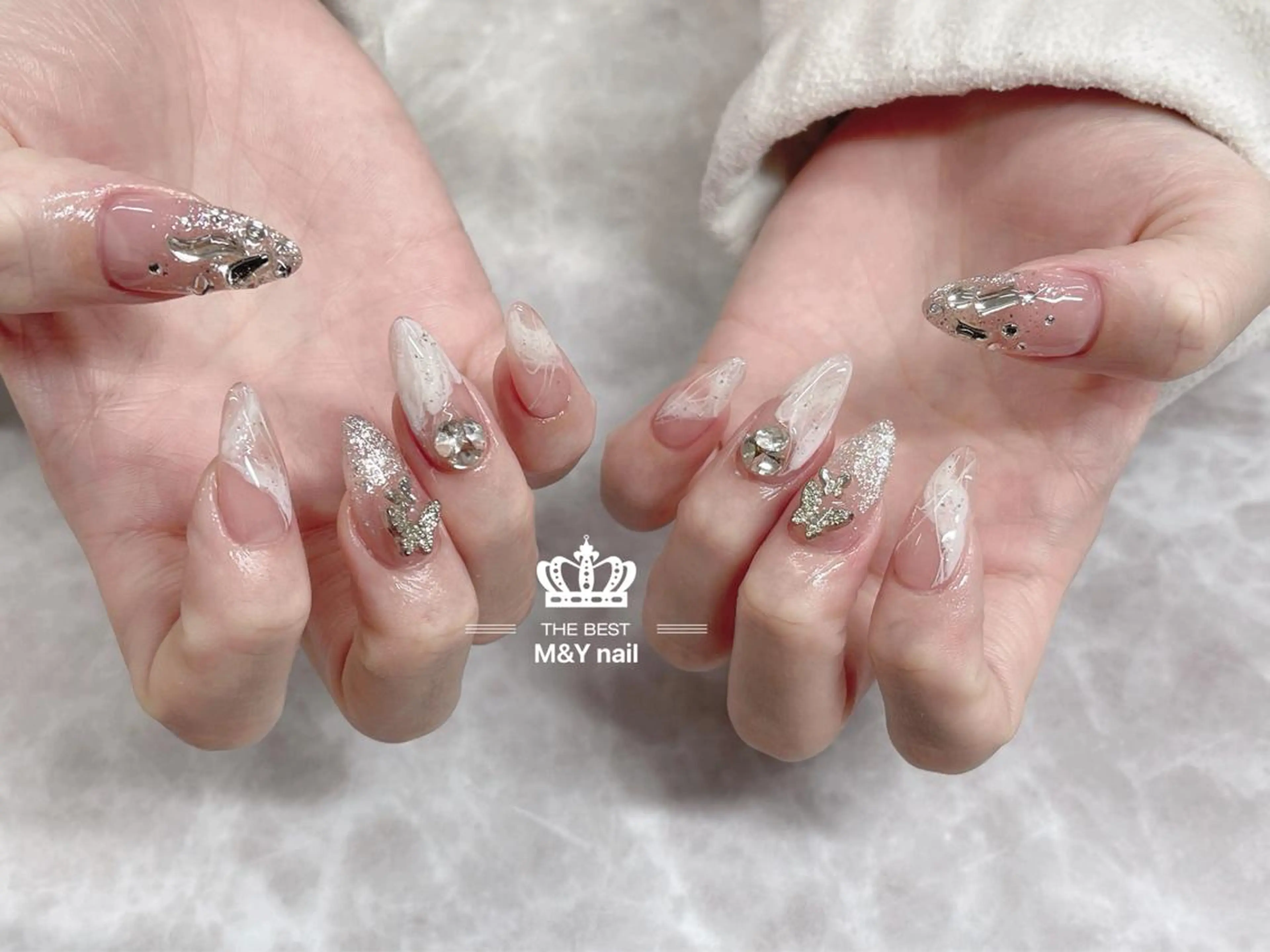 カラー ネイル ハンドネイル ハンドケア M&Y NailSalonのネイルデザイン