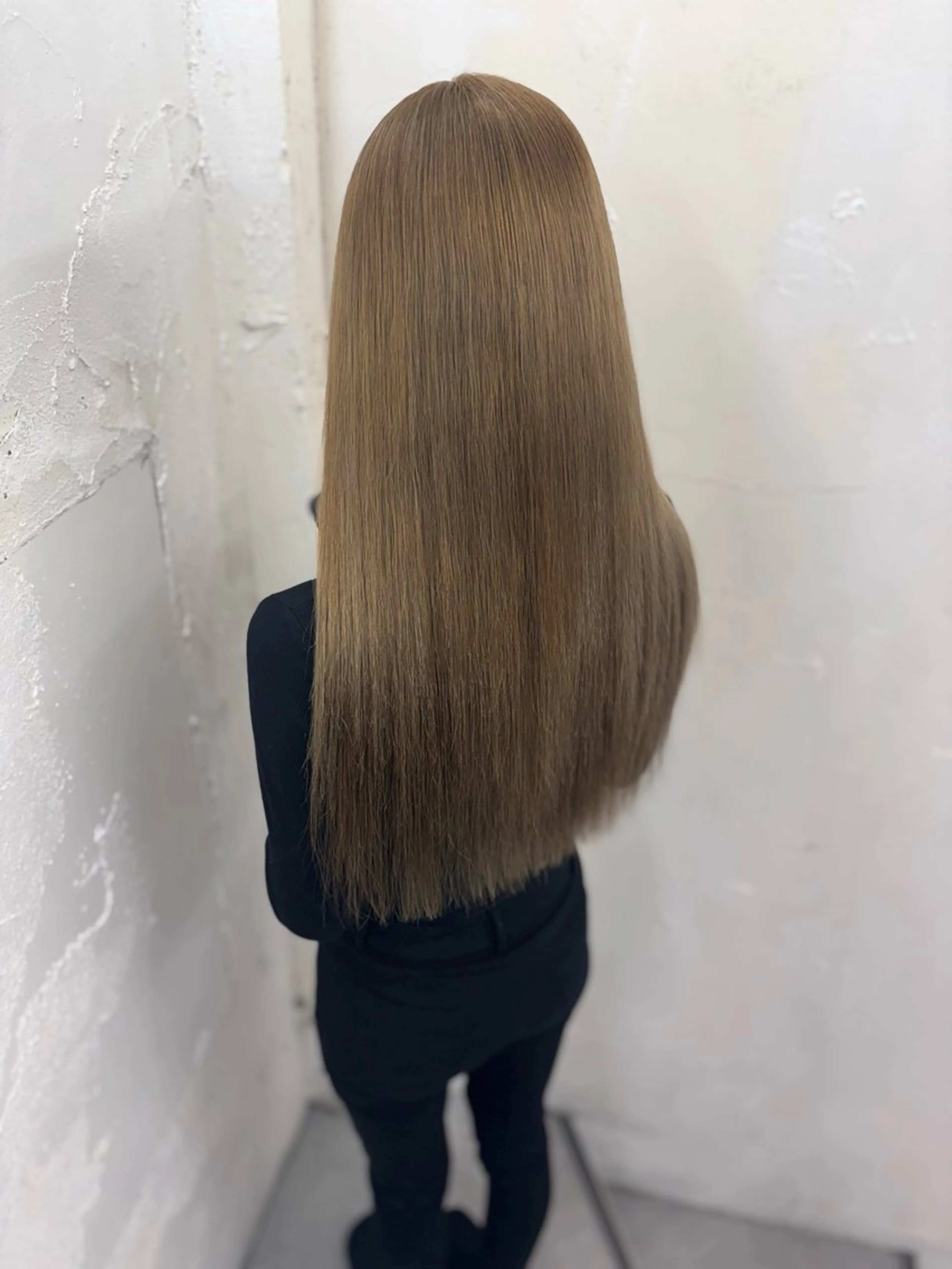 ロング エクステ ヘアカラー エクステ ALPHA りくやのヘアスタイル