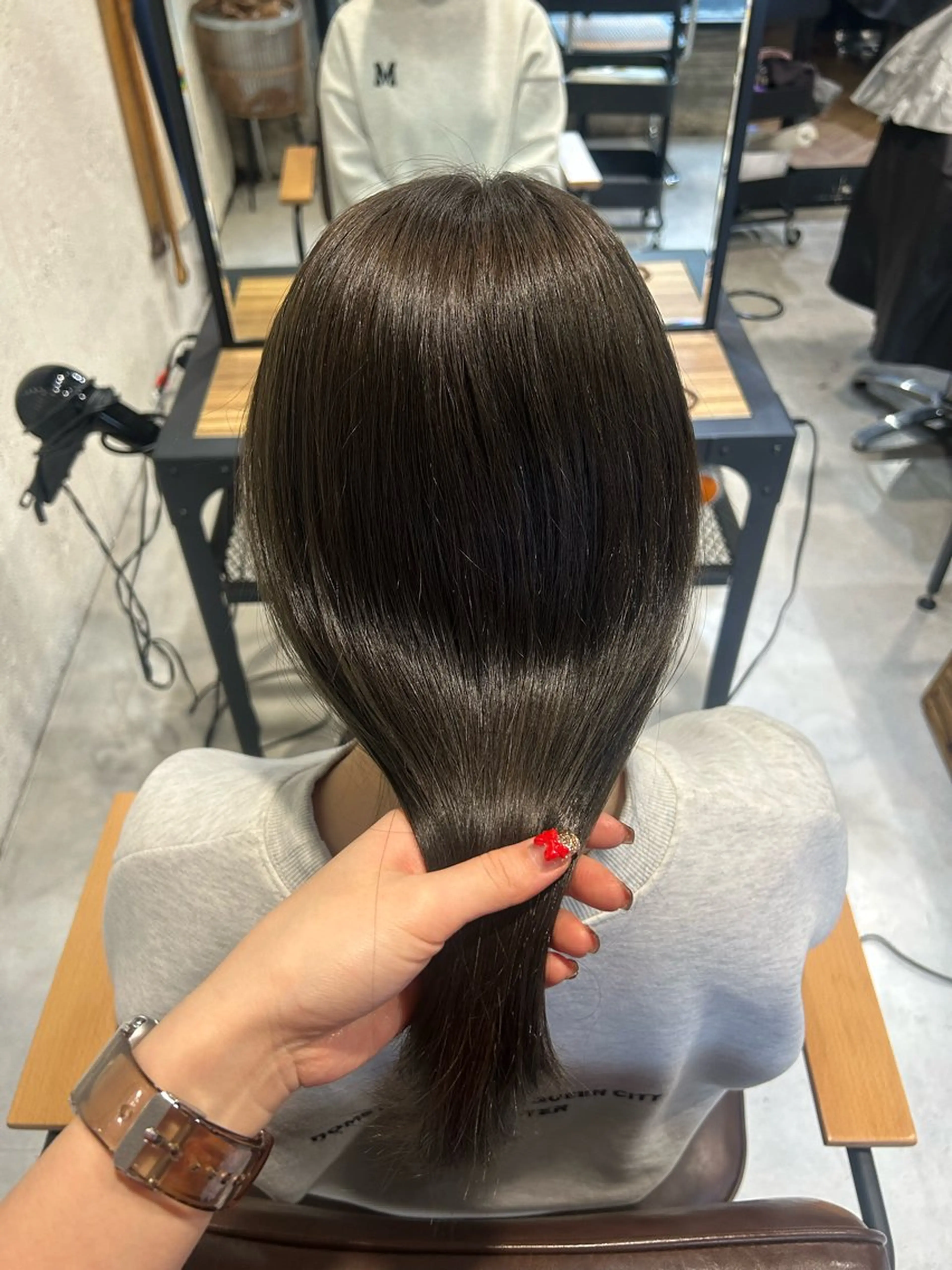 カラー ブリーチ ブリーチなしカラー ヘアカラー トリートメント Jr.stylist 🎀Sakuraのヘアスタイル