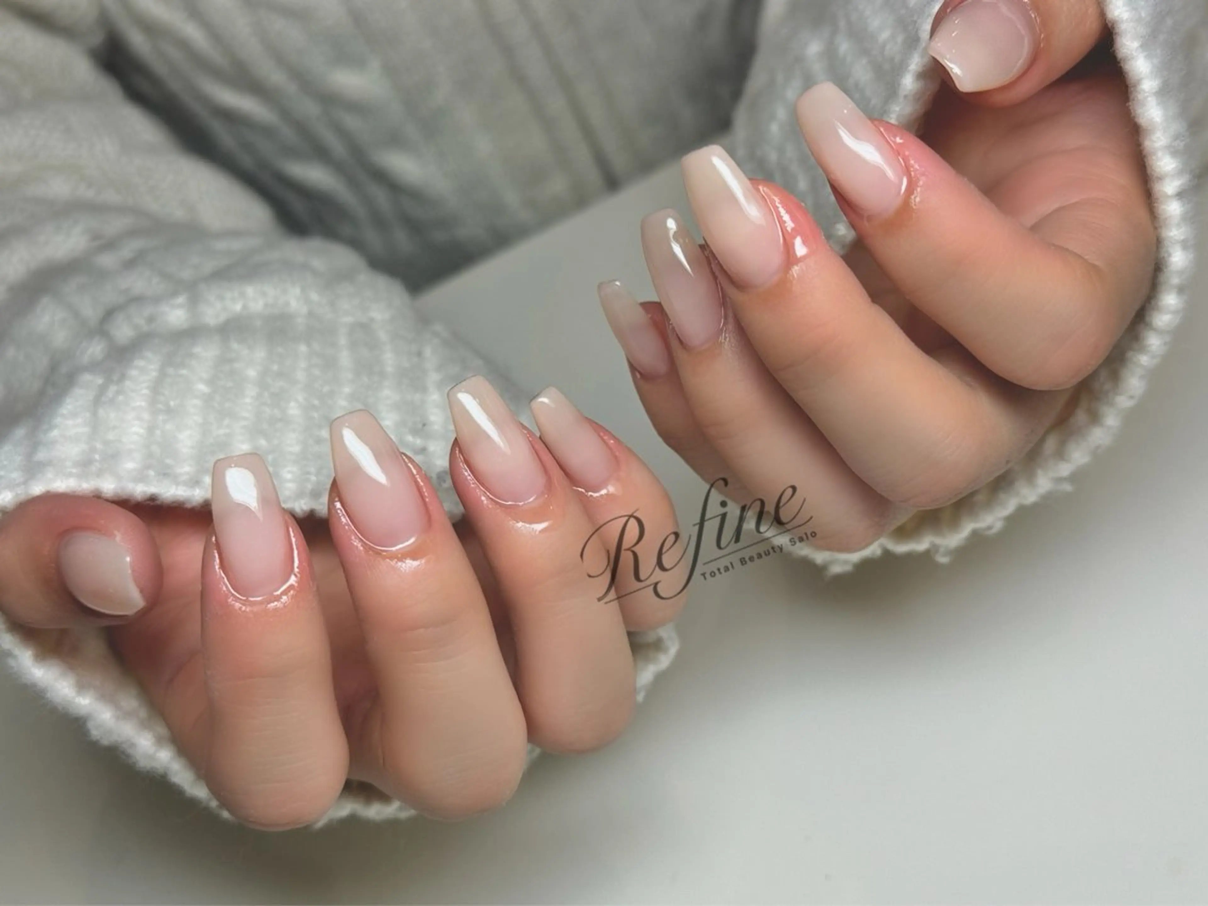 【オフ+ケア込】ワンカラー or ラメグラデーションの写真