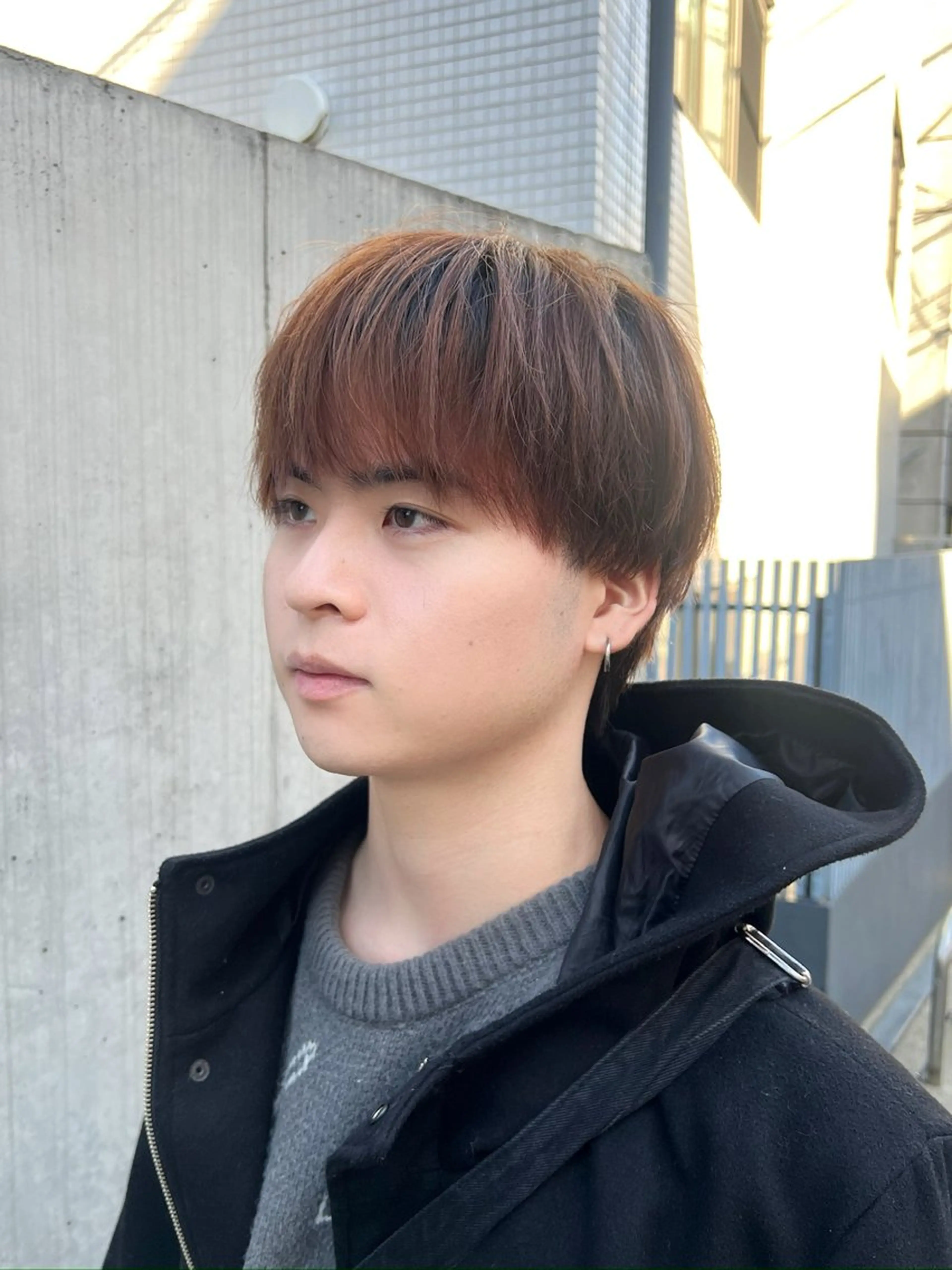 カラー メンズ カット ヘアカラー トリートメント ヘッドスパ ヘアセット くすみカラー/メンズ ‎/縮毛/川添桃花‎のヘアスタイル