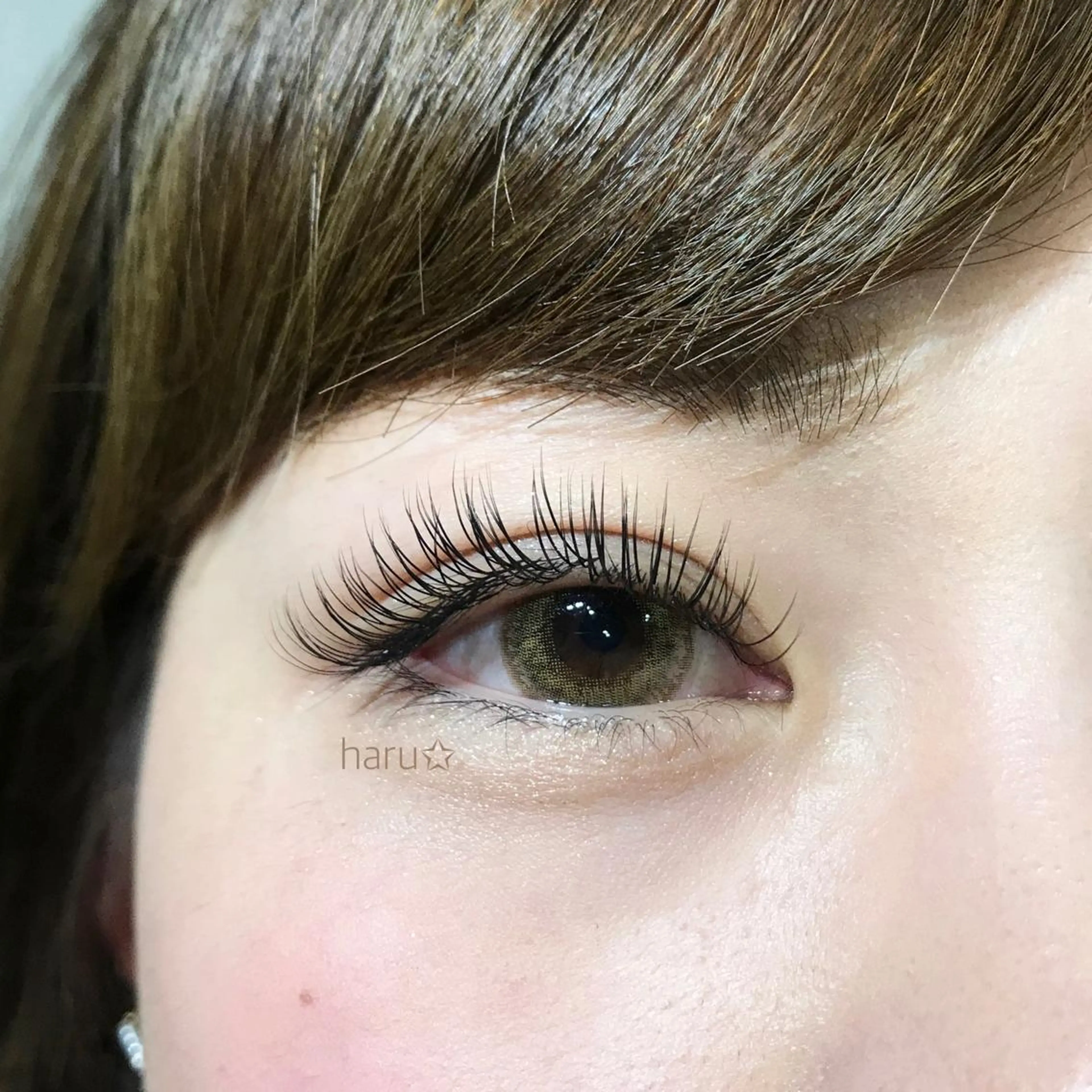 マツエク・マツパ フラットラッシュ マツエク うにゃねいる ✿ harunaのネイルデザイン