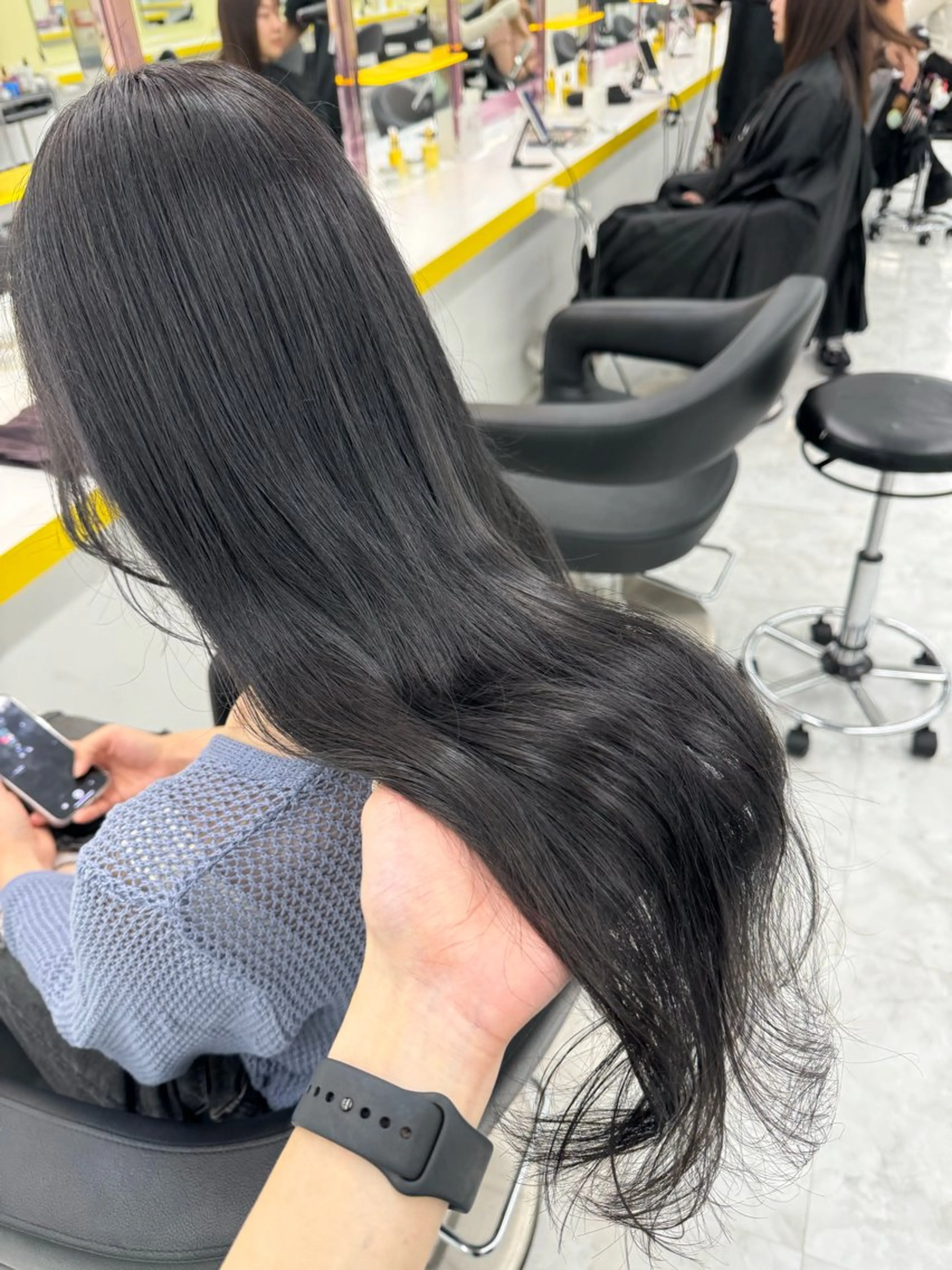 ロング カラー カット ヘアカラー トリートメント ☁️トレンド✖️ 透明感☁️りくのヘアスタイル