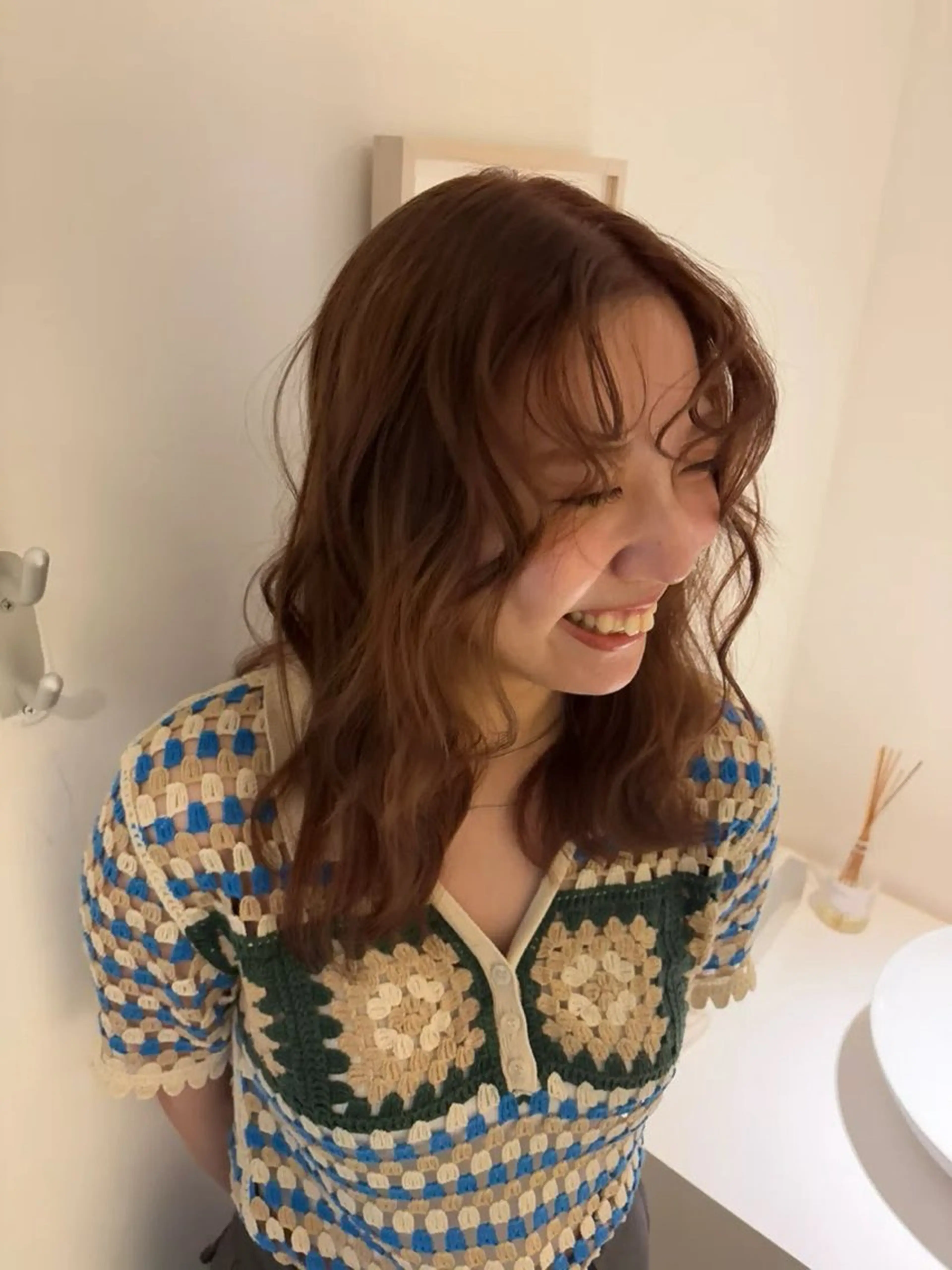 ミディアム カラー ヘアカラー ハイトーン／カラー 🍄Kurumi🍄のヘアスタイル