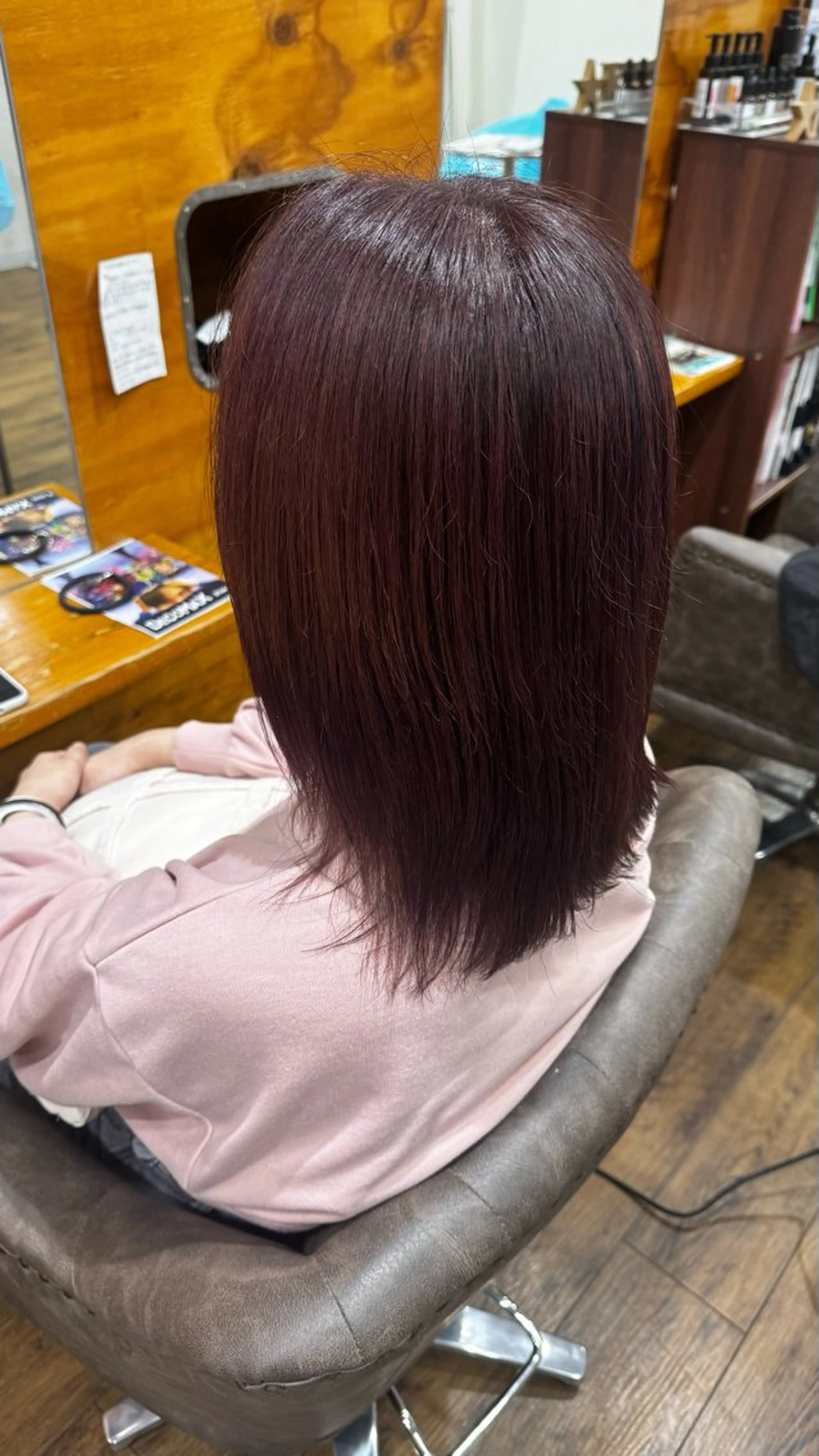 カラー 常長 ゆらのヘアスタイル