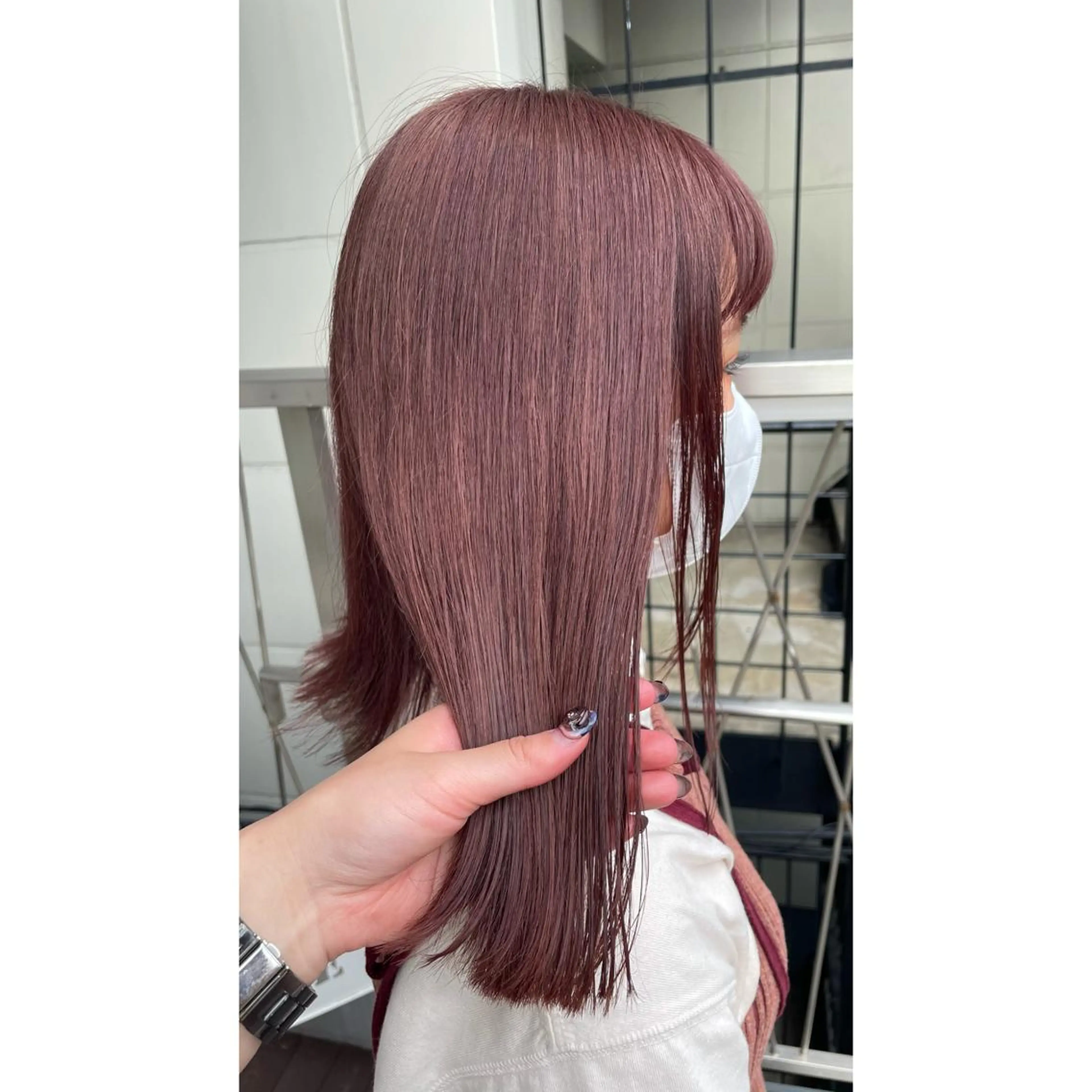 ミディアム カラー ヘアカラー トリートメント 梅田/髪質改善カラー ❄︎ mikiのヘアスタイル