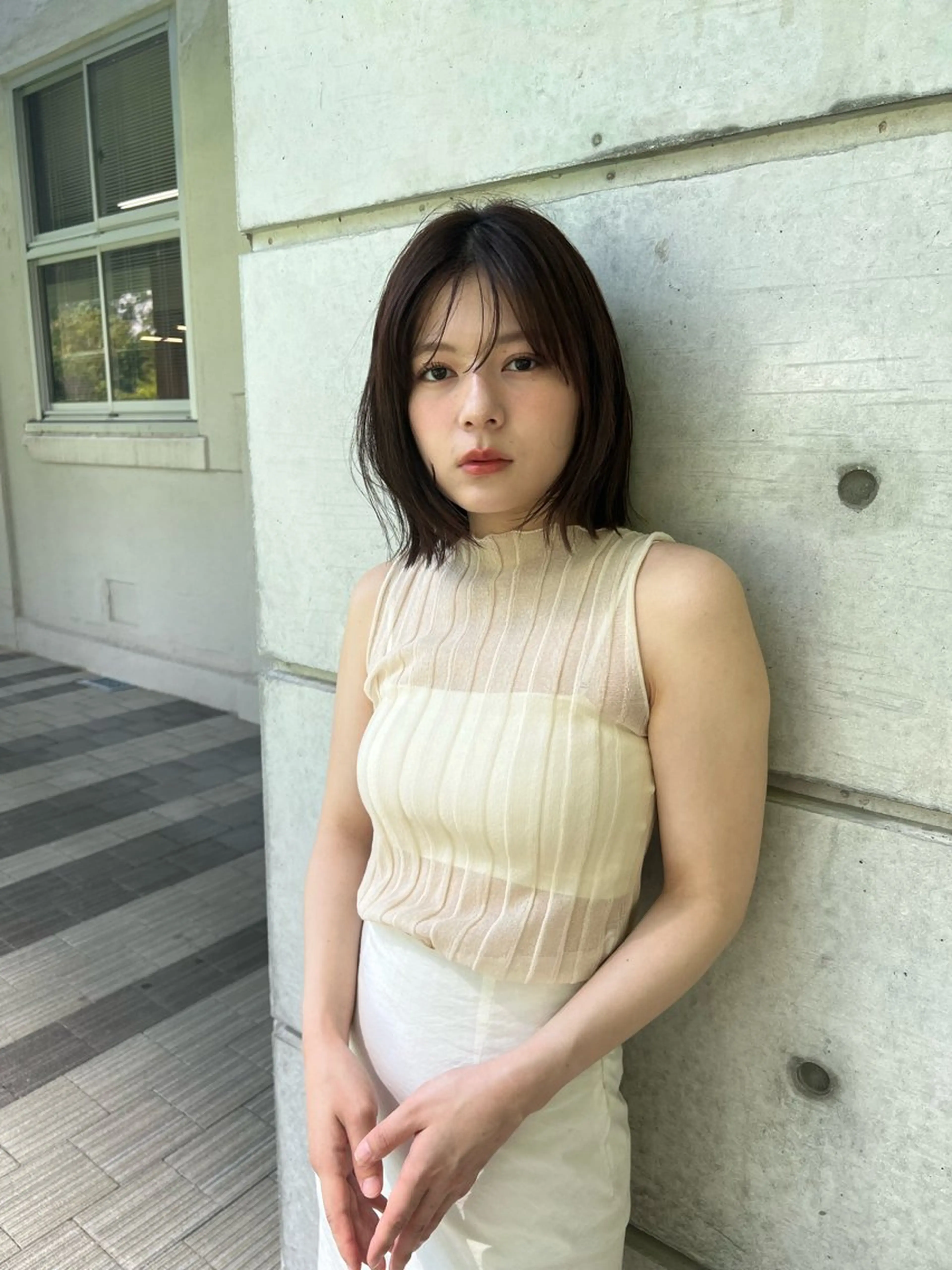 カット(ボブヘアー)＋ワンカラー※メンテナンスカットでも大歓迎です😁の写真