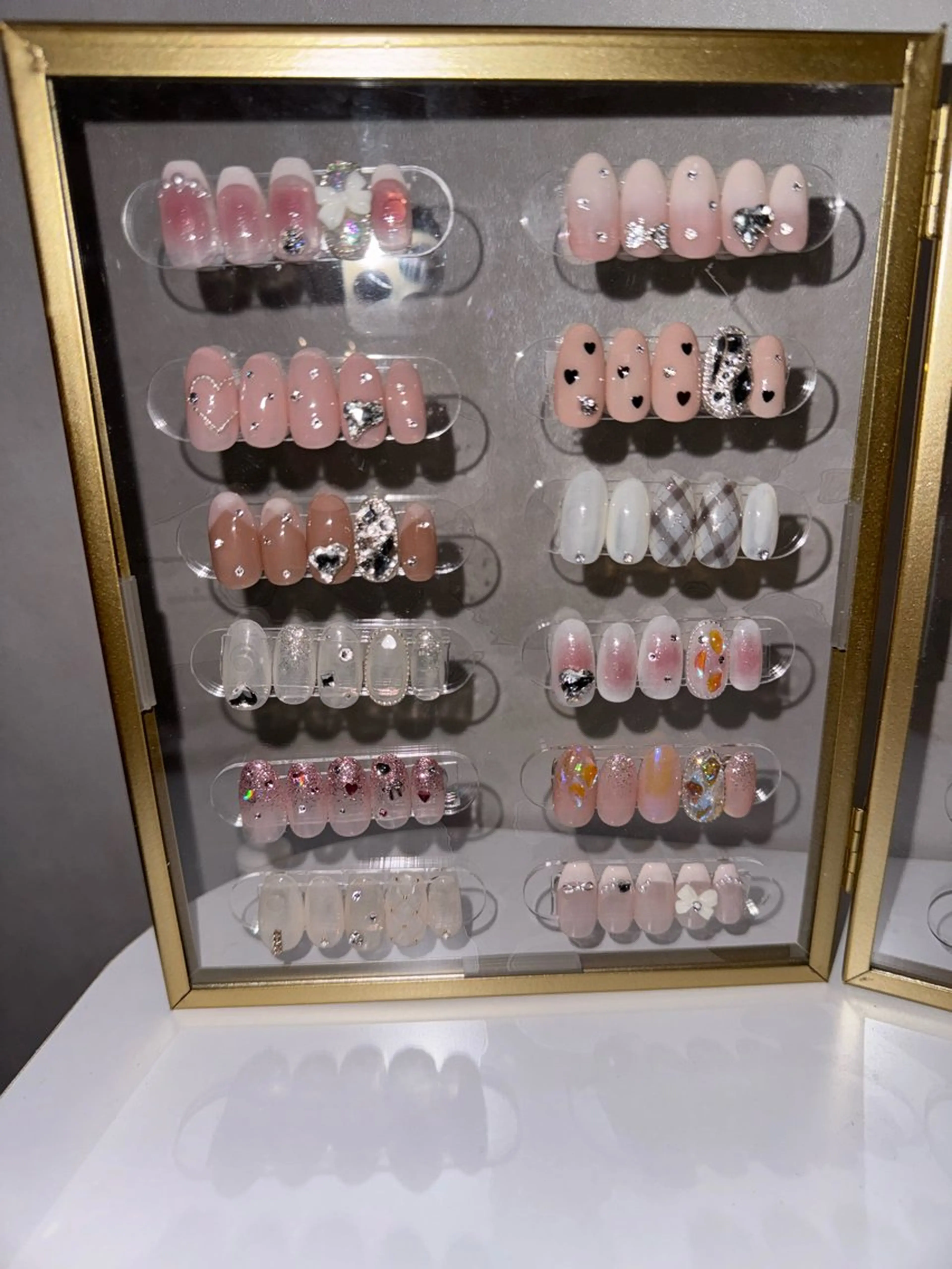 ネイル ハンドネイル 韓国ネイル/ワンホン ネイル🎀表参道3分のネイルデザイン