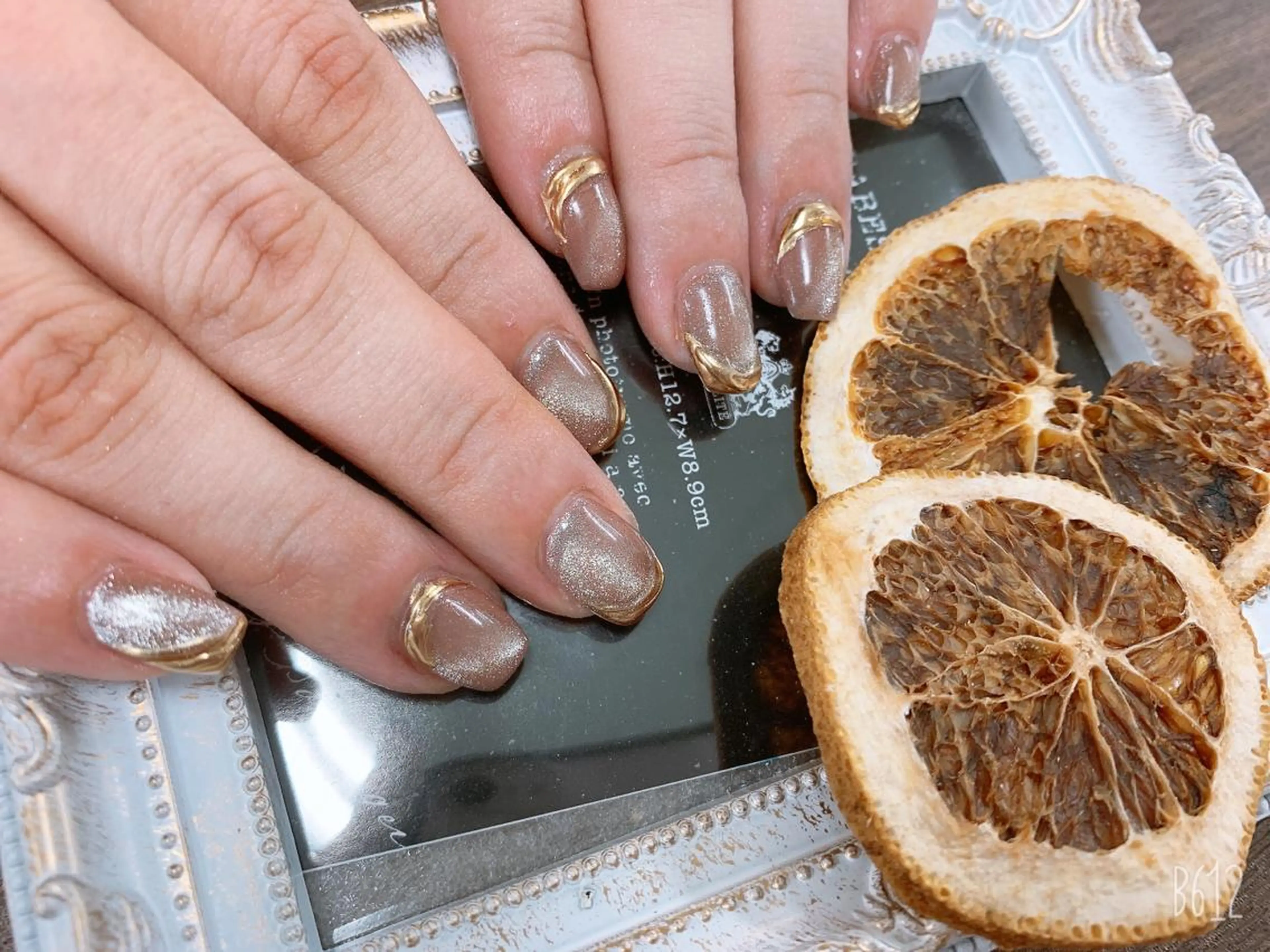 ネイル マグネットネイル ミラーネイル ♡Nailist yui♡のネイルデザイン