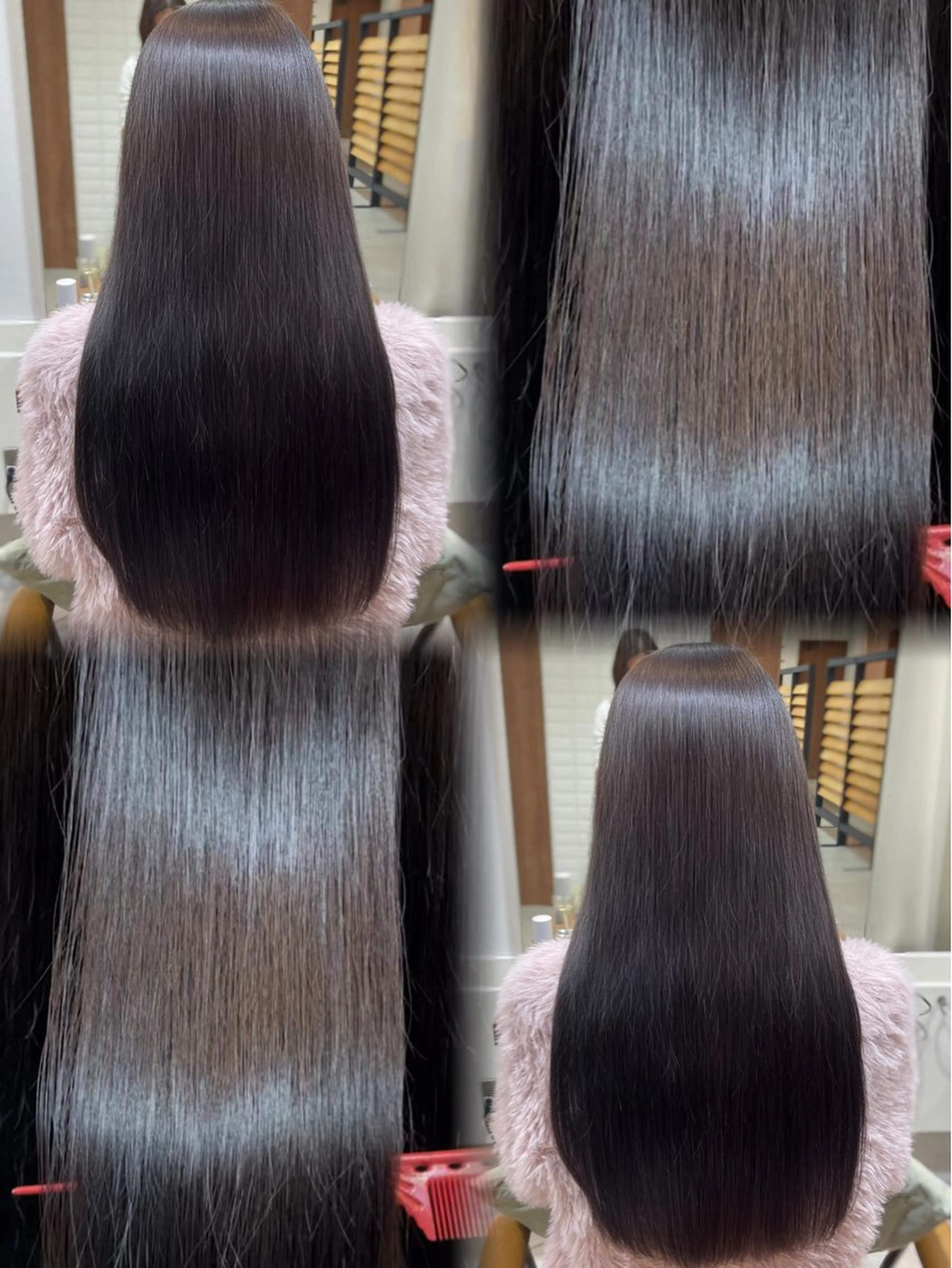 ロング カラー トゥサリ/ 海外ヘア/レイヤーのヘアスタイル