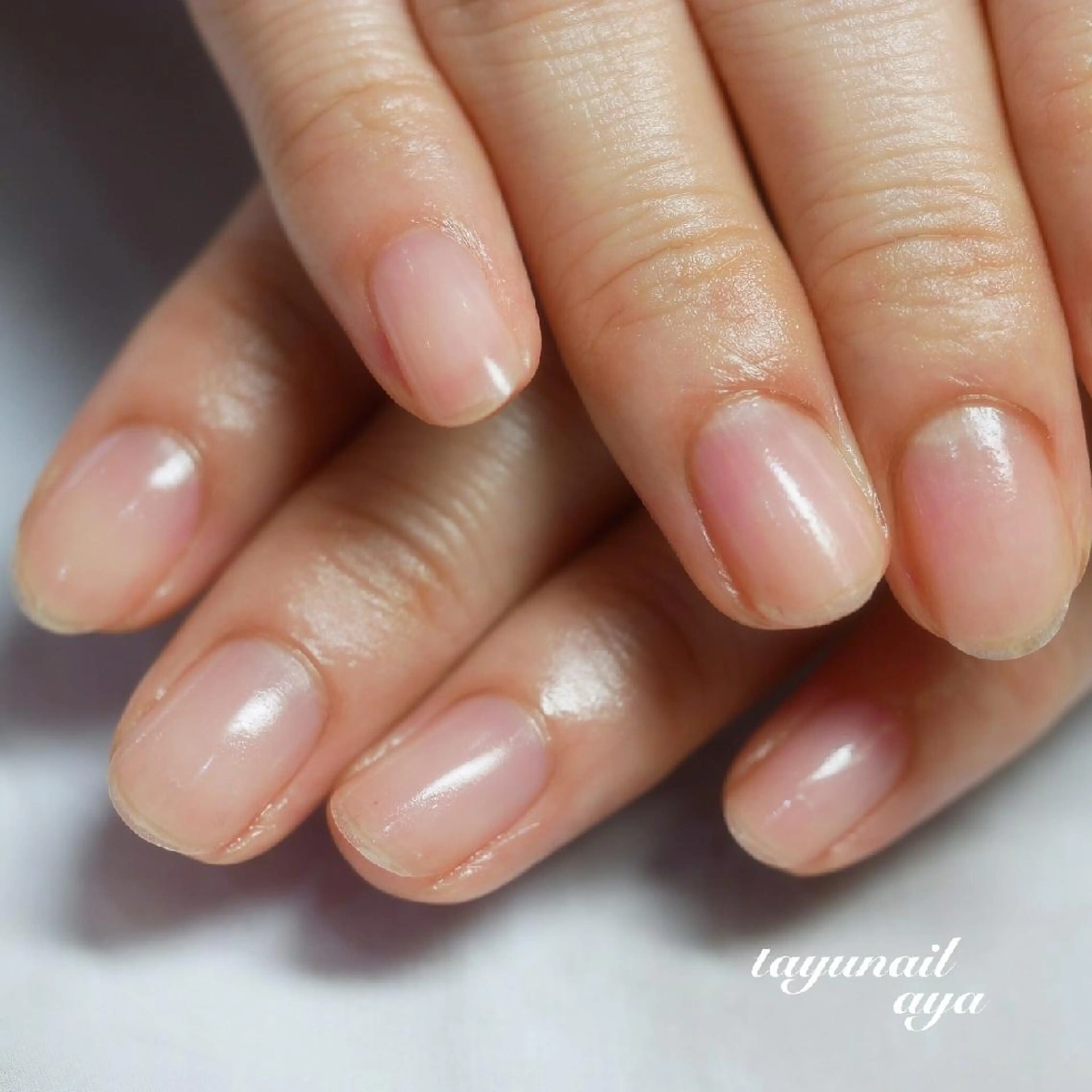 ネイル ブルー ジェルネイル パラジェル ネイルサロン・ネイルスクール　たゆnail所属・ネイルサロン 【たゆnail】のネイルデザイン