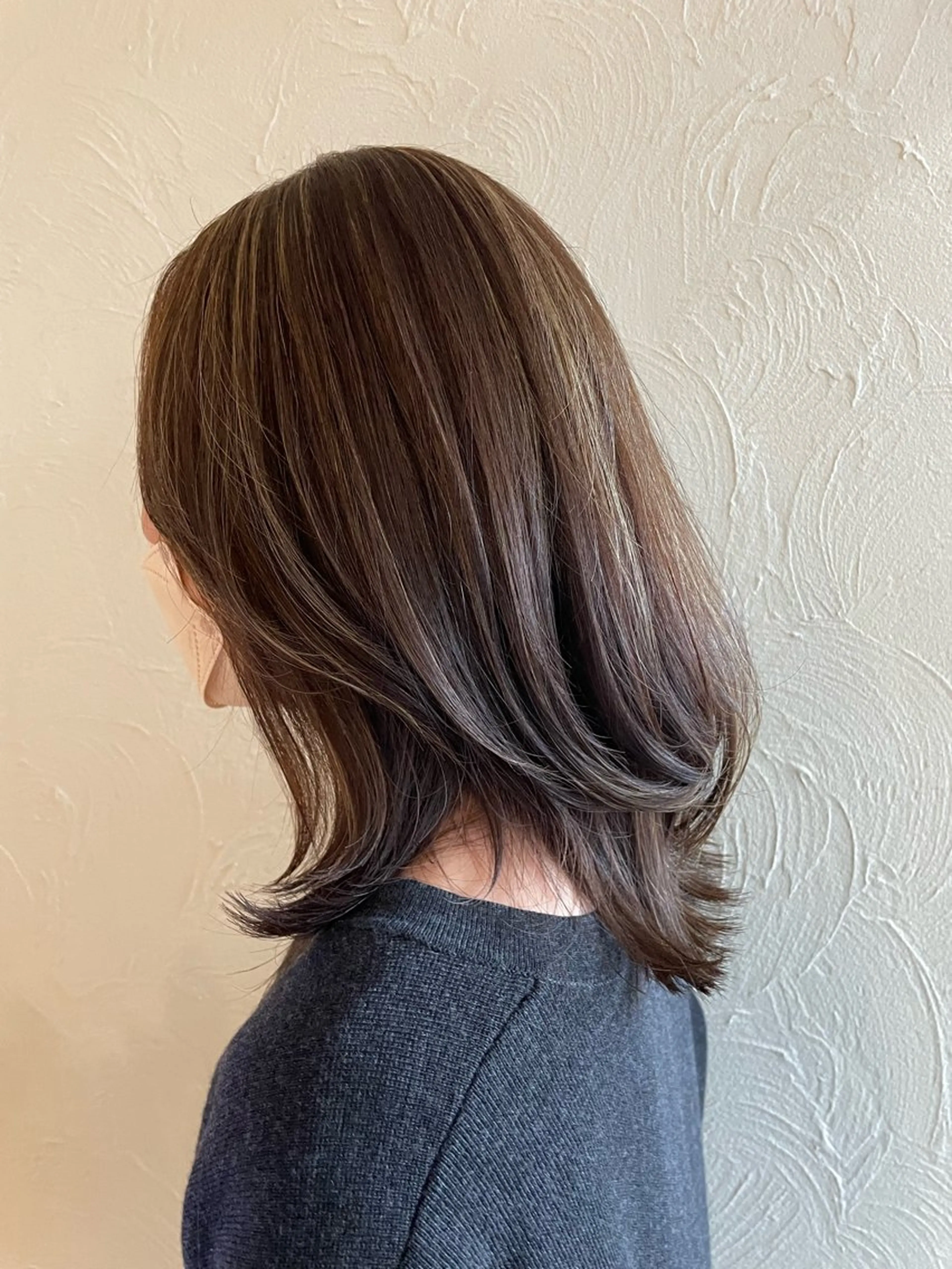 セミロング カラー ageless所属・ageless/ nana/髪質改善のヘアスタイル