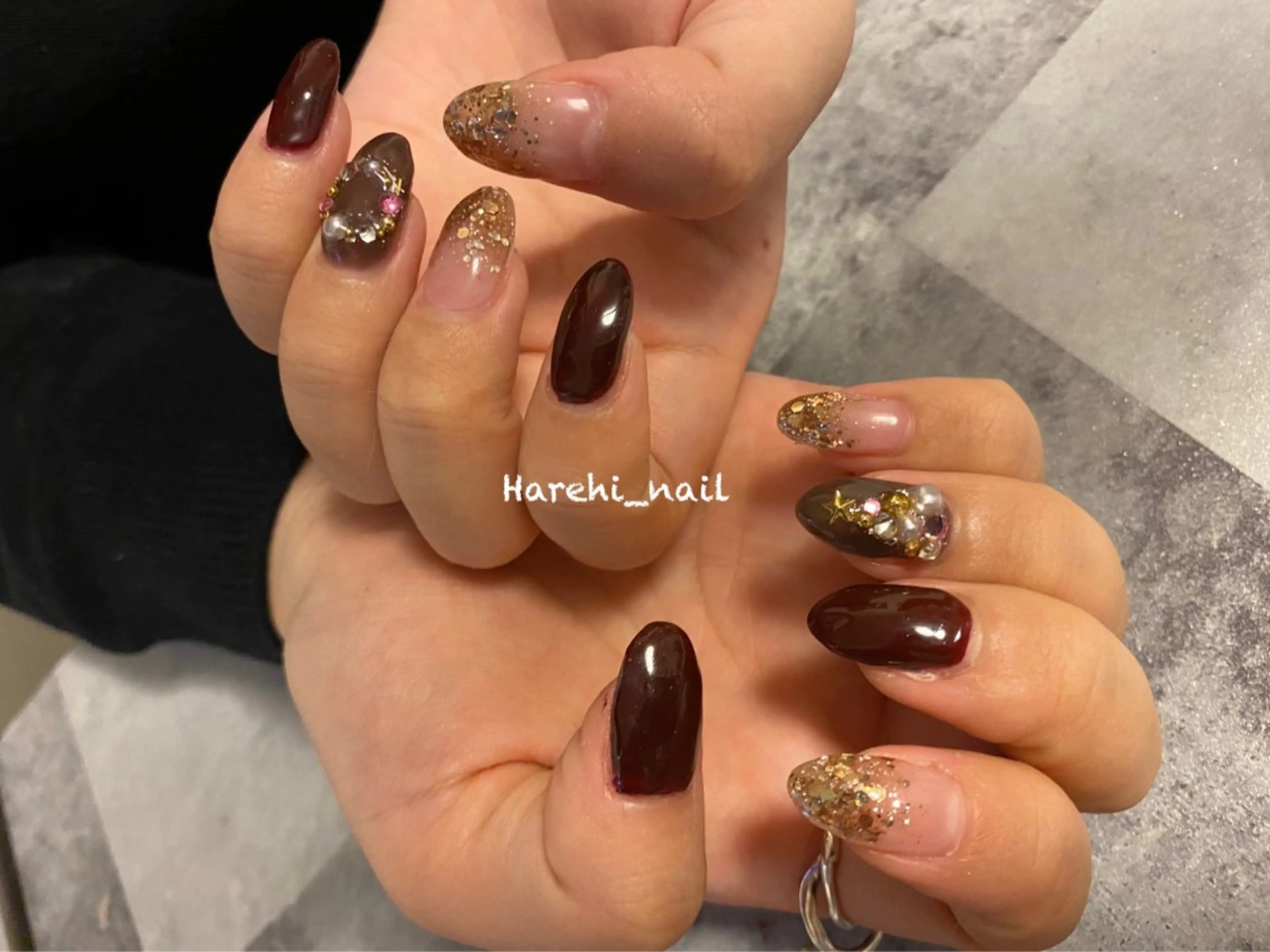 ネイル ハンドネイル Harehi_ nailのネイルデザイン