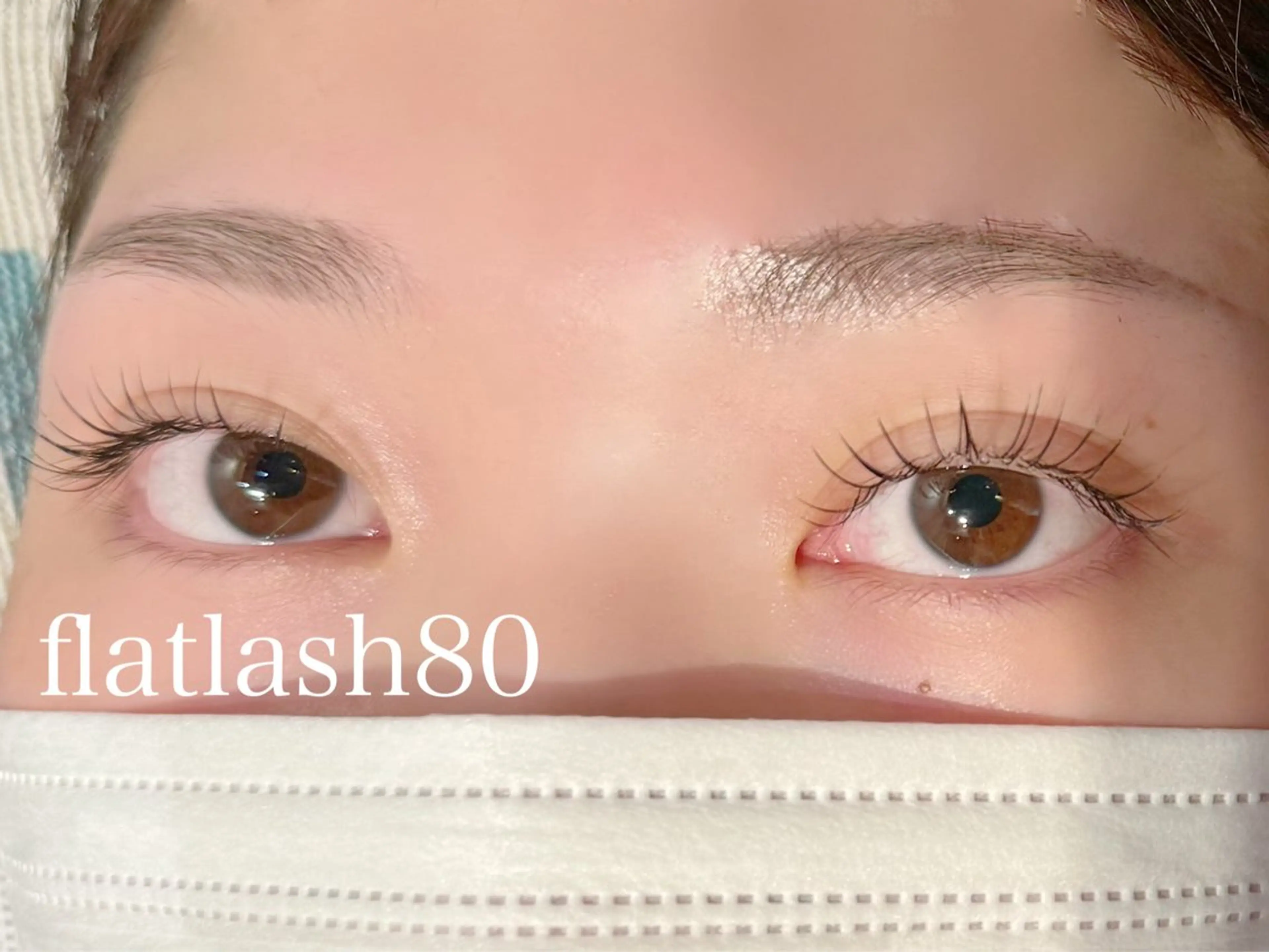 《ミニモ学割》【オフ込 フラットラッシュ80本】コーティング付の写真