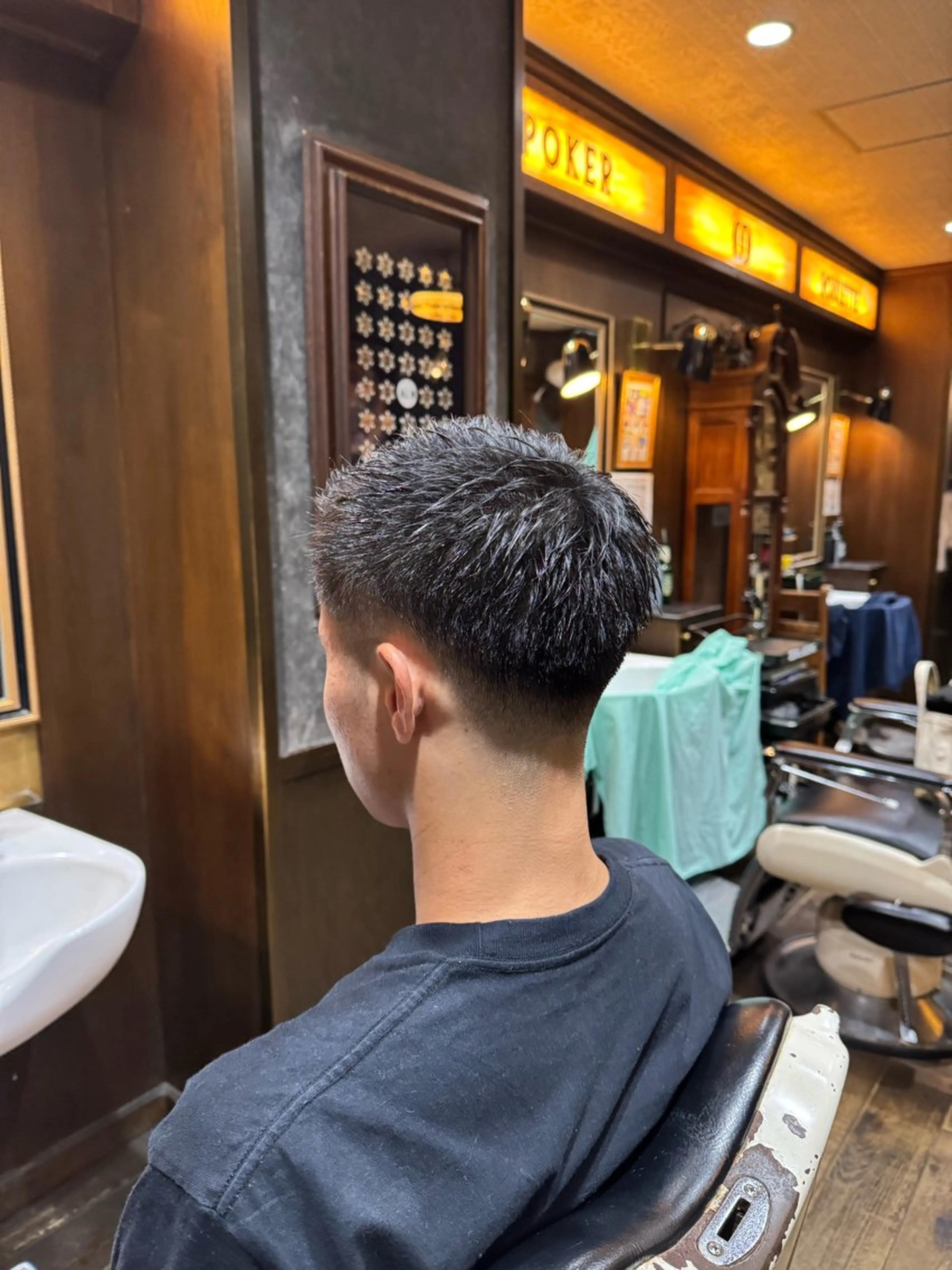 ショート HIRO GINZA barber shop 横浜店所属・ヒロ銀座　無料 フェード　細内のヘアスタイル