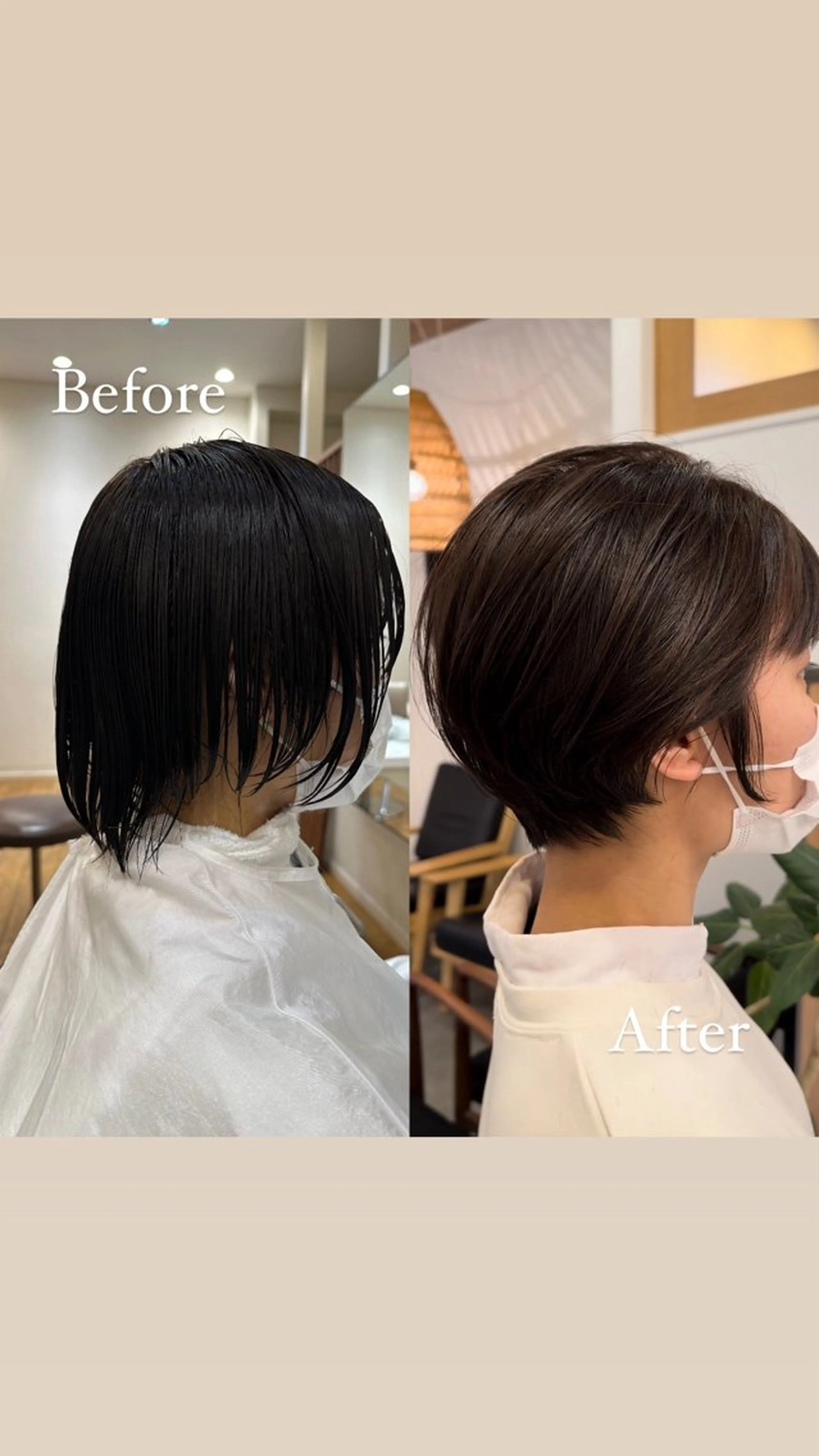 ショート ショートボブ ボブ ショートヘア BEAUTRIUM 265所属・カットモデル/ 大森弘貴のヘアスタイル