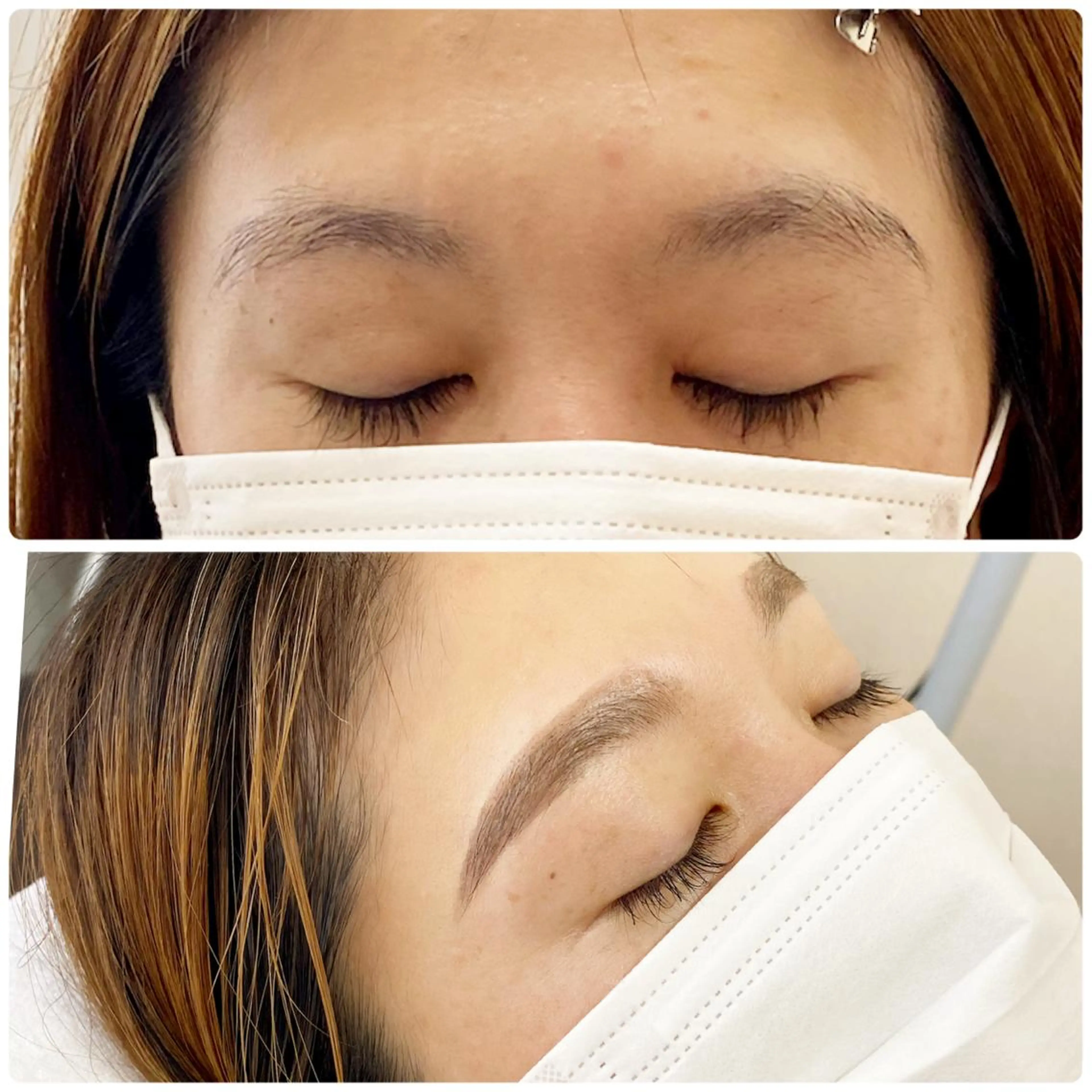 パーマ アイブロウ ハリウッドブロウリフト 眉毛ワックス脱毛 STELLA harunaのネイルデザイン